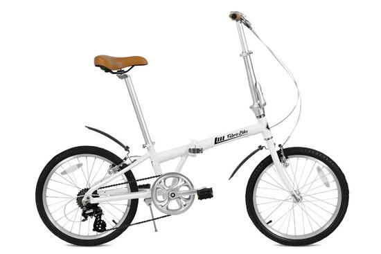 Folding - Rower składany 7V aluminiowy 20" White