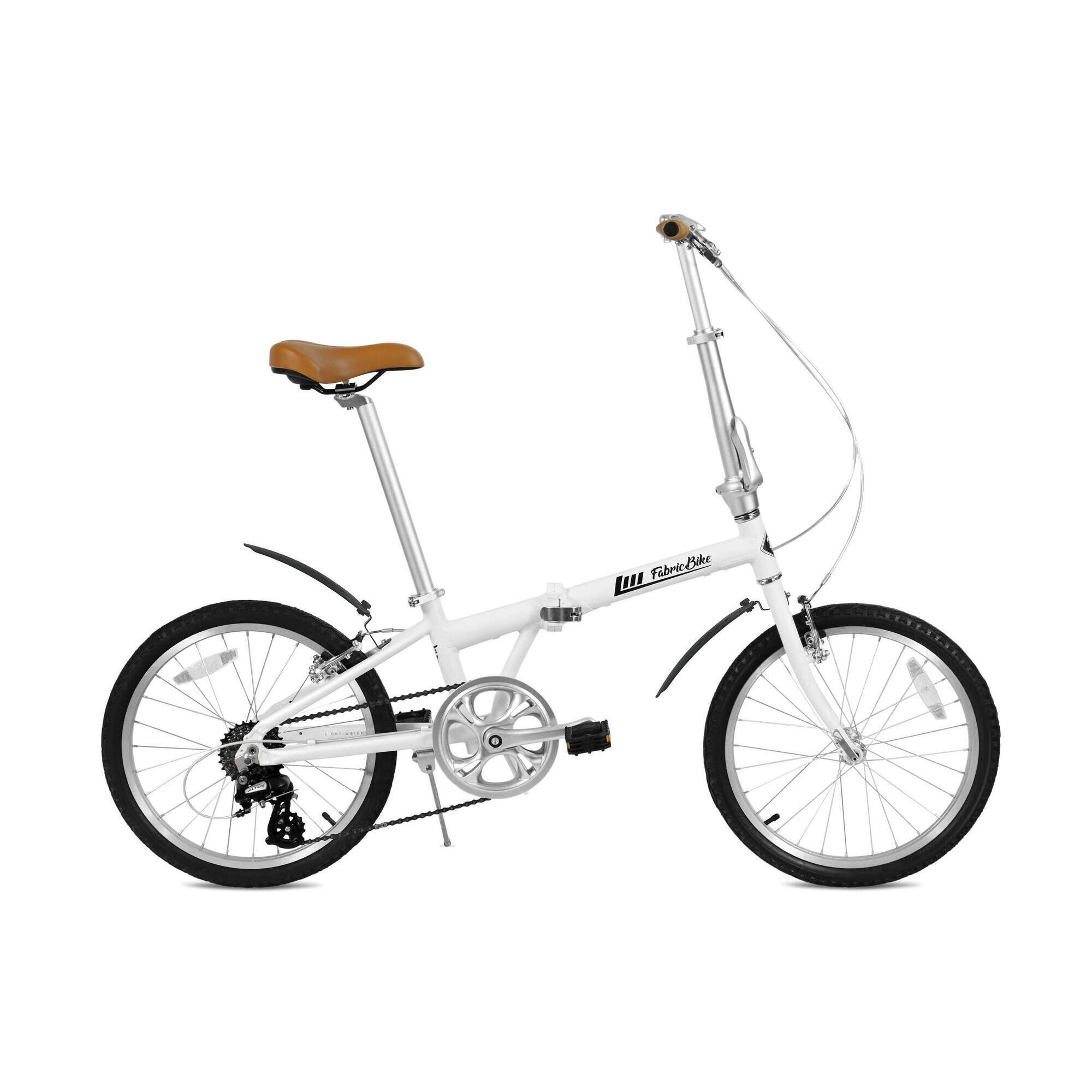 Fabricbike - Folding - Vélo Pliant 7v Aluminium 20" White - Vélo Pliant - Blanc - Kid Unique - Decathlon