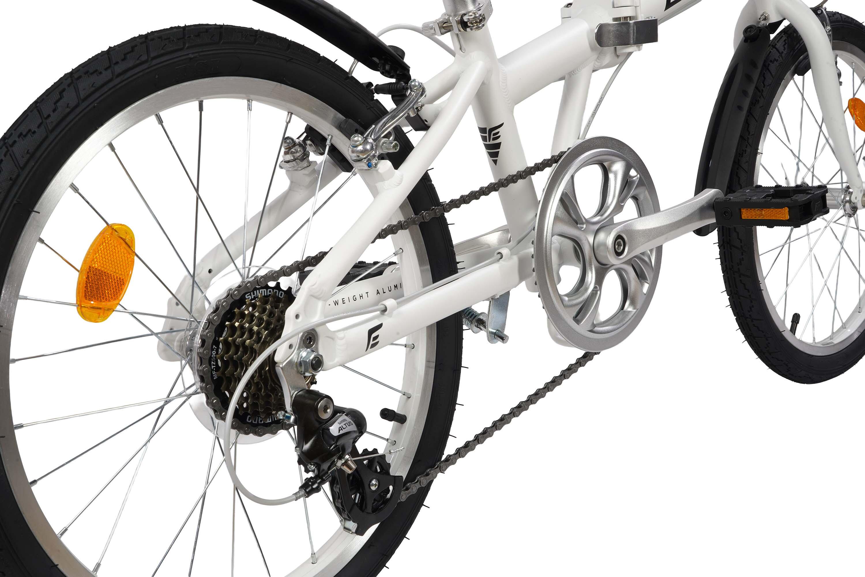 Folding - Vélo pliant 7V Aluminium 20" White 6/7