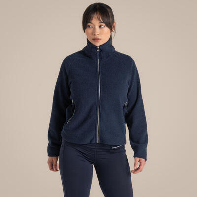 Fleece wandelen dames volledige rits