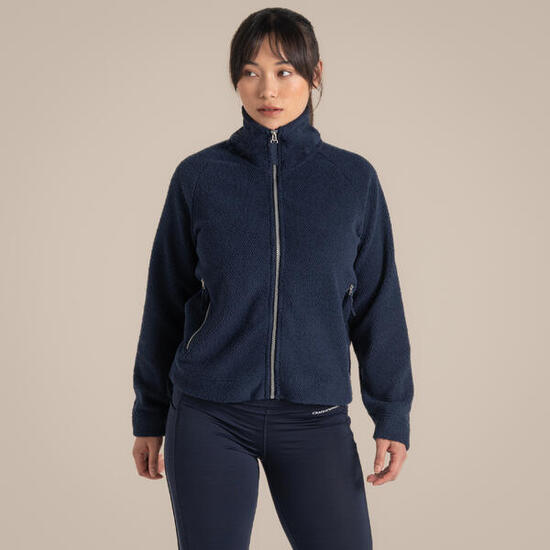 Damen-Fleecejacke Raya mit durchgehendem Reißverschluss