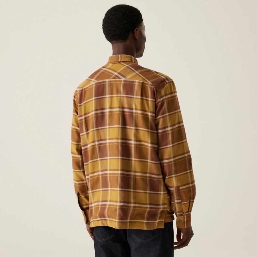 Camiseta senderismo hombre Regatta Thamos Homme, marrón 6/6