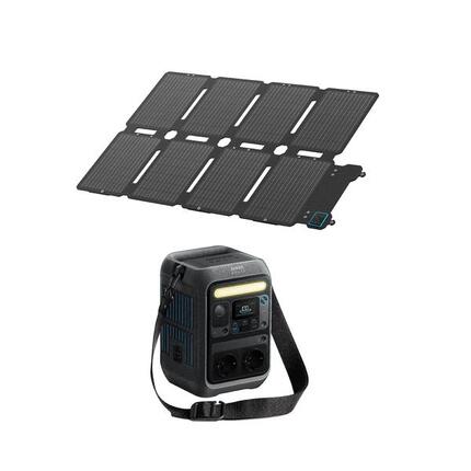 Kit Powerstation Anker SOLIX C300X AC mit Solarpanel PS100X(100W)