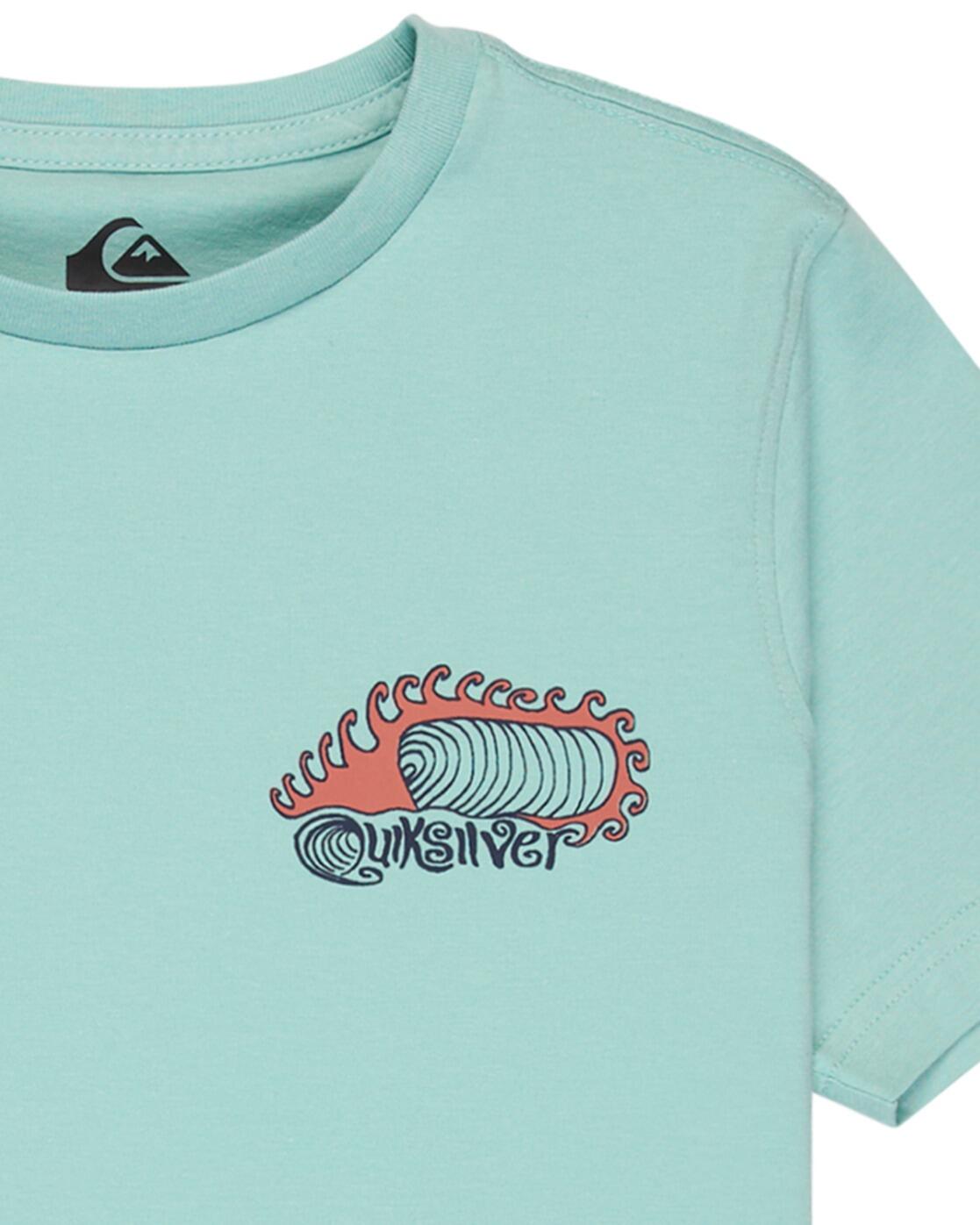 Camiseta de manga corta SKELETON RIDE Azul Niño 3/3