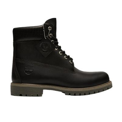 Timberland Premium 6-Inch Stivale Imbottito Impermeabile con Lacci Nero