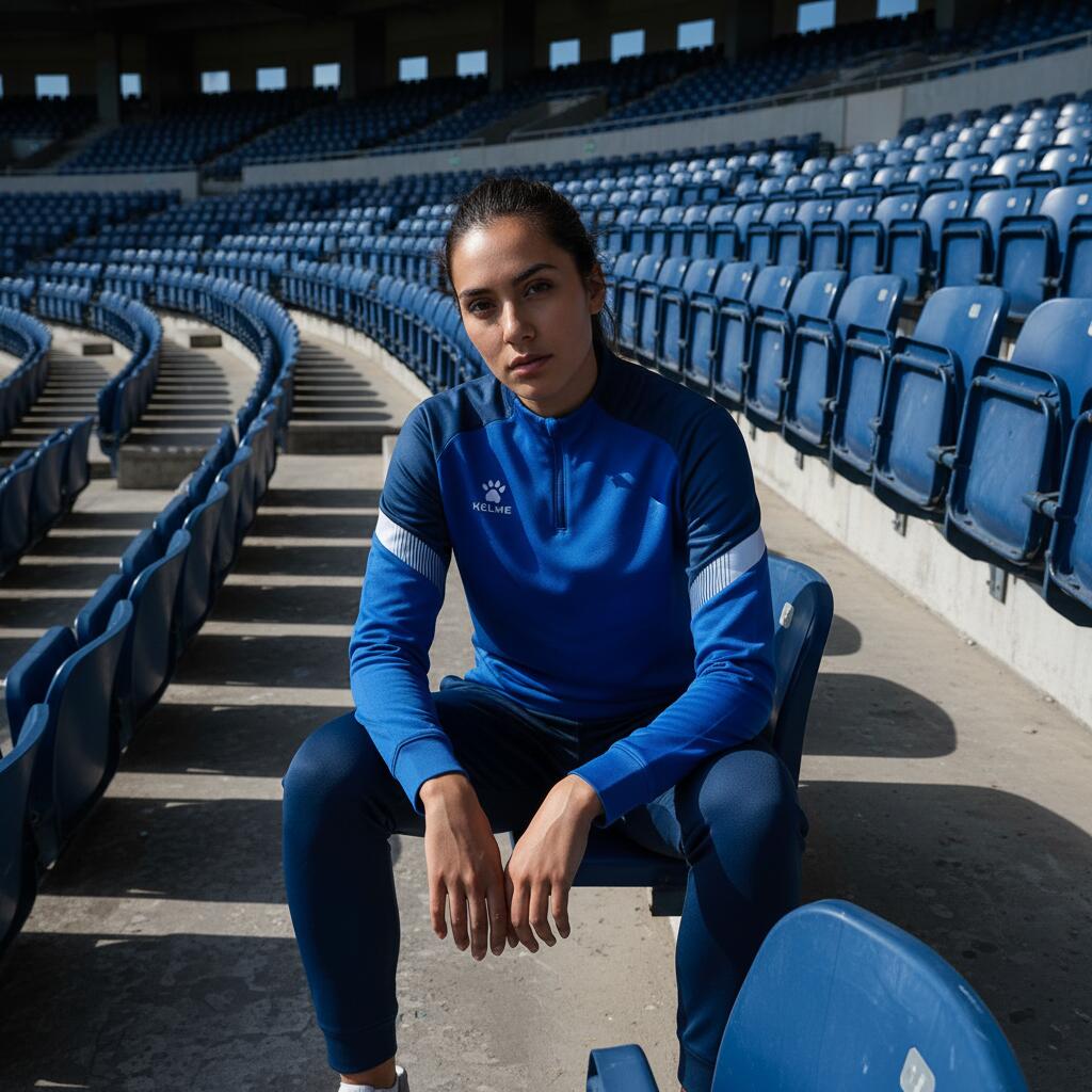 Kelme Sudadera Warrior Azul 100% poliéster Unisex 5/5