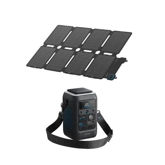 Kit Powerstation Anker SOLIX C300X DC mit Solarpanel PS100X(100W)