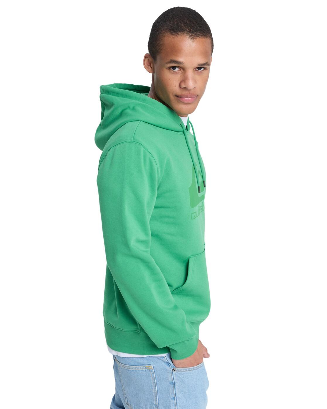 Sweat à capuche COMP LOGO Vert Homme 3/4