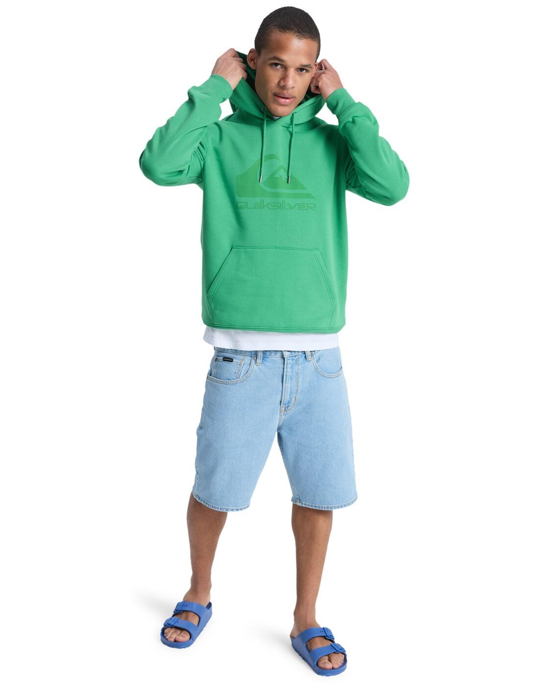 Sweat à capuche COMP LOGO Vert Homme 4/4