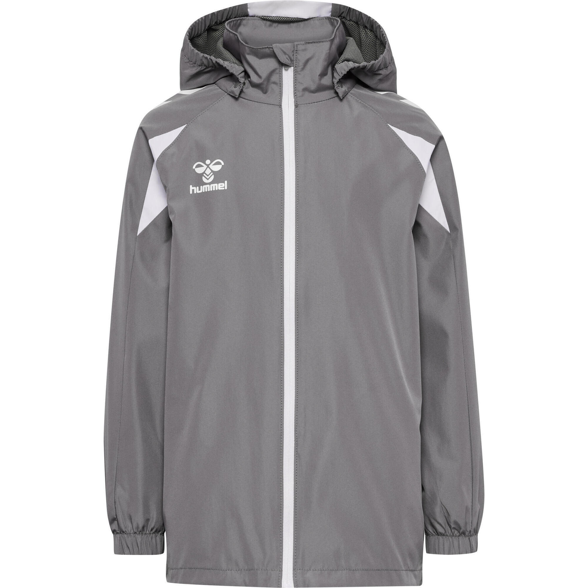 Hummel - Enfiler Rain Gants Jetables Hmlcore Enfant Hummel - Sweat-shirt - Blanc|gris - Decathlon