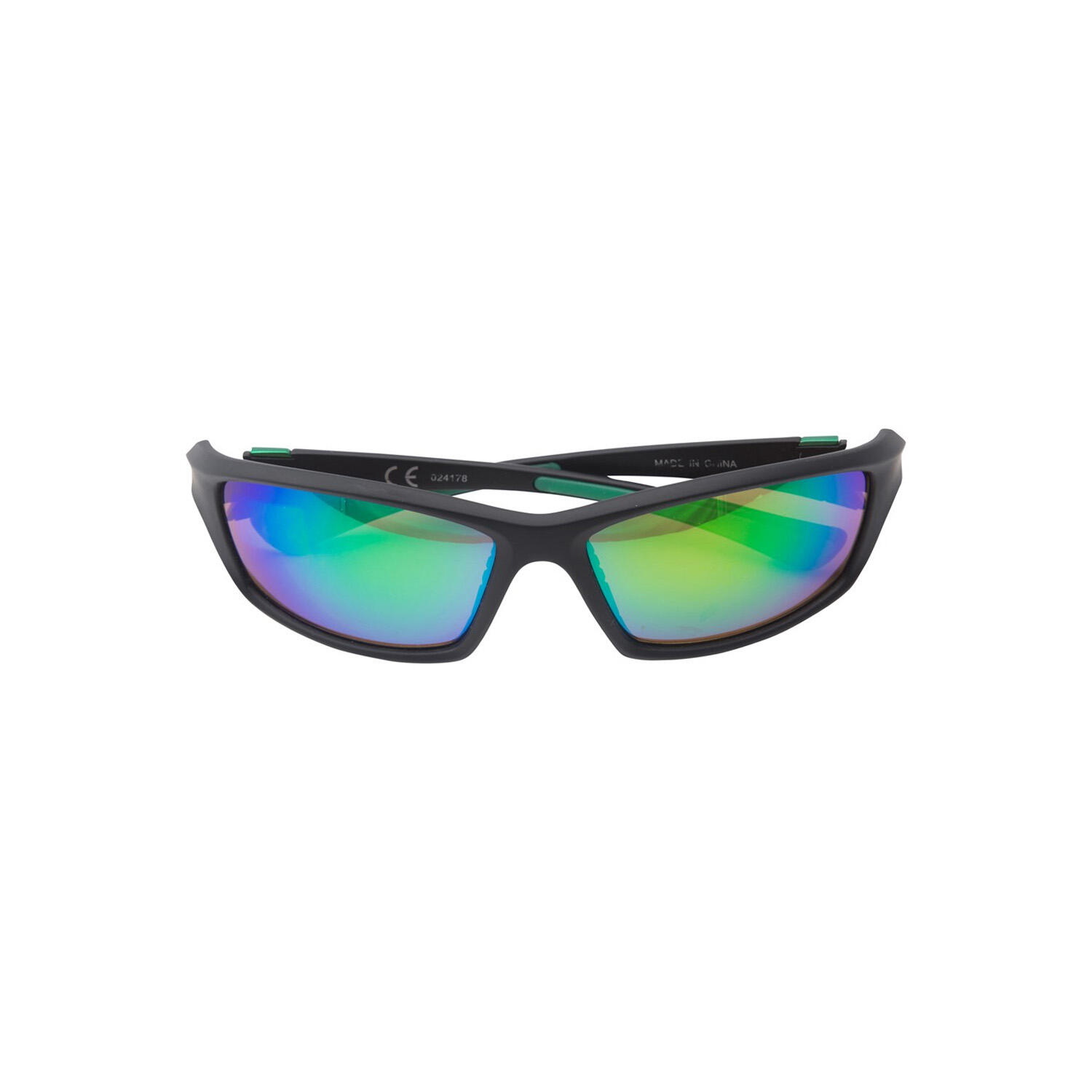 Unisex Adult Hayman Sunglasses (Black/Green) 3/4