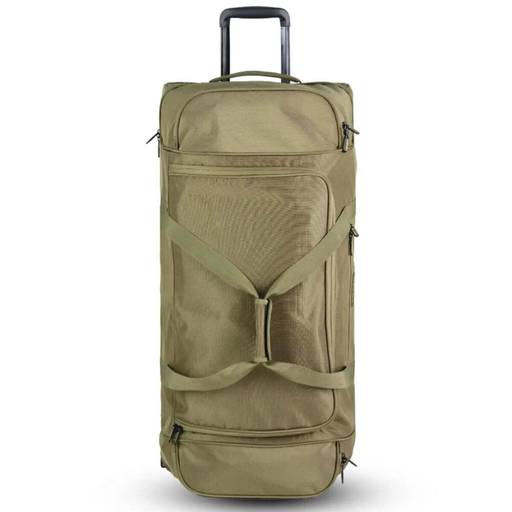 Tosca 85 cm Split Compartment Wheeled Duffle Bag - Khaki / Sand