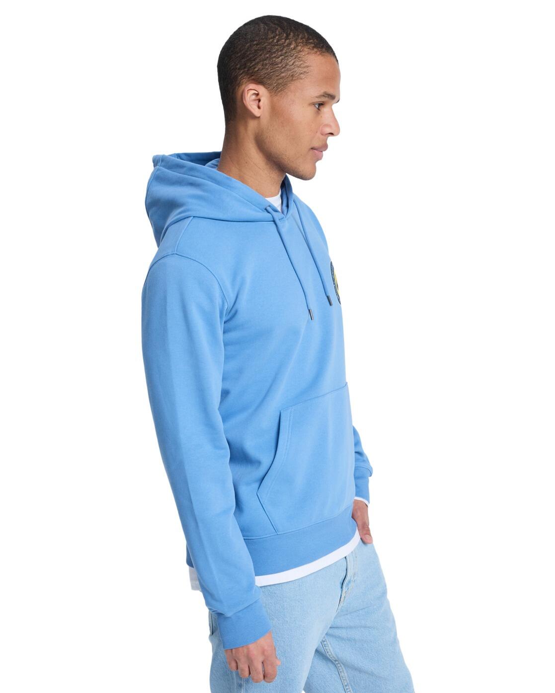 Sweat à capuche GRAPHIC Bleu Homme 3/4