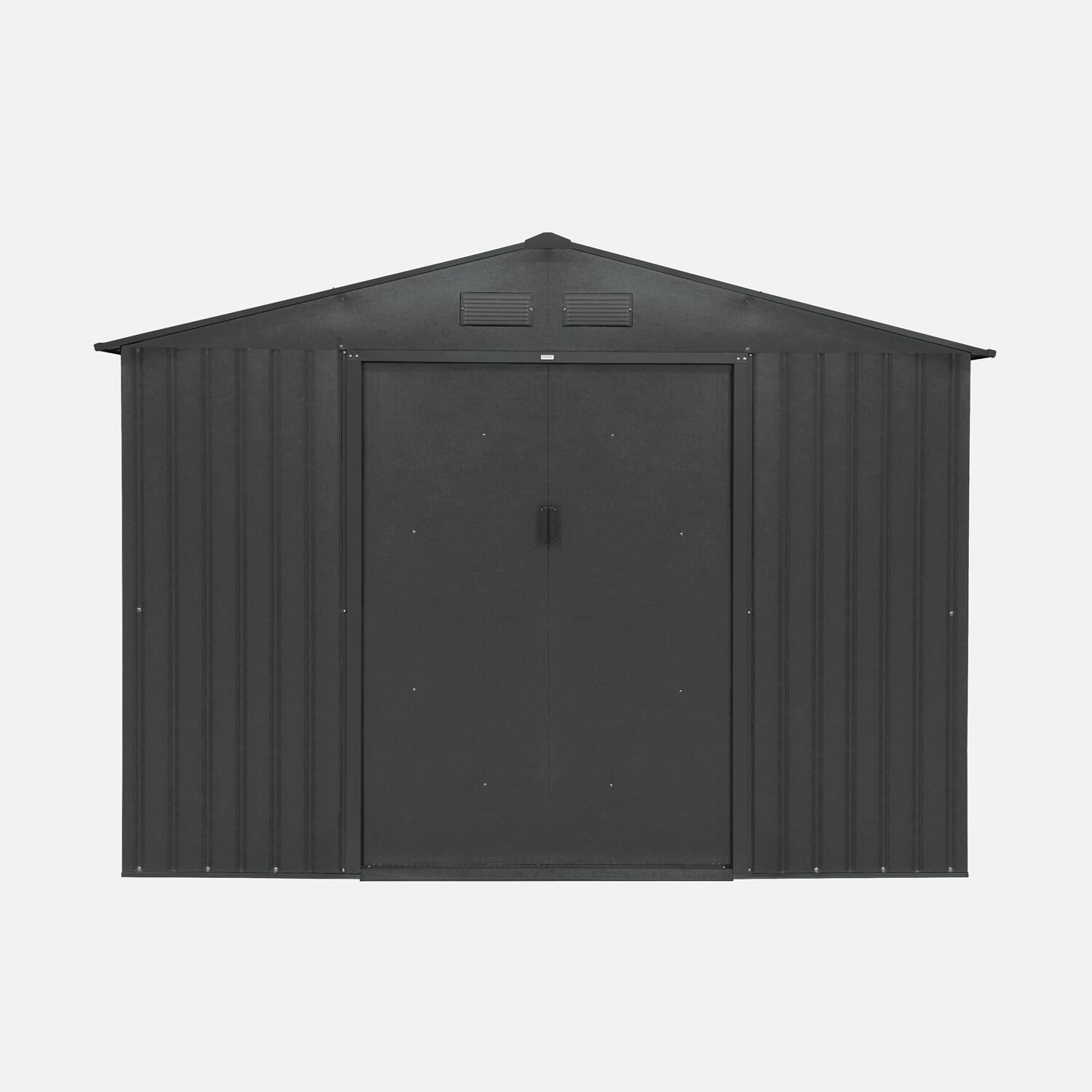 Sweeek Galpão Metálico Para Jardim, 7.06M², Antracite Cinzento da Decathlon