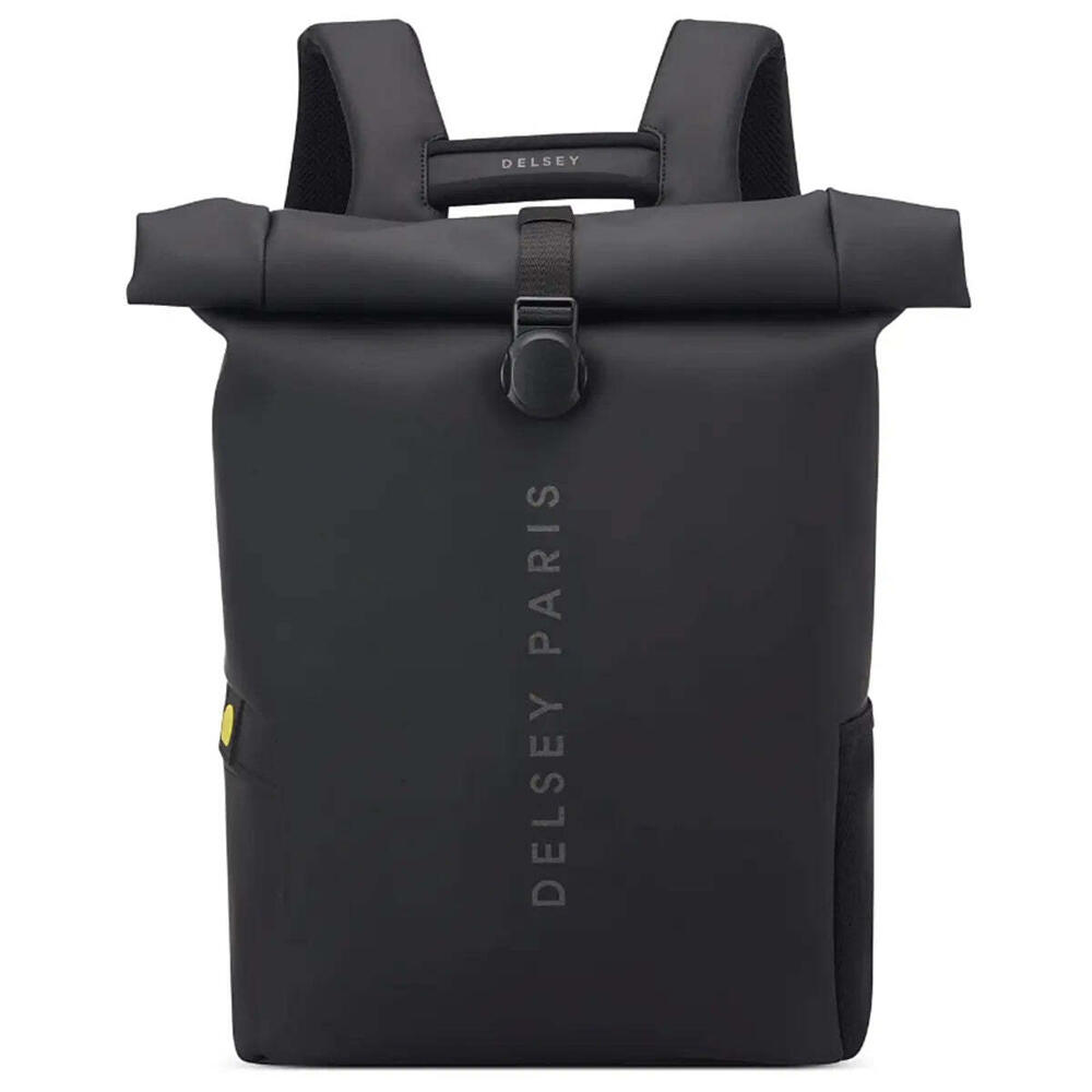 Delsey Turenne Soft Rolltop RFID Laptop Backpack 15" Black