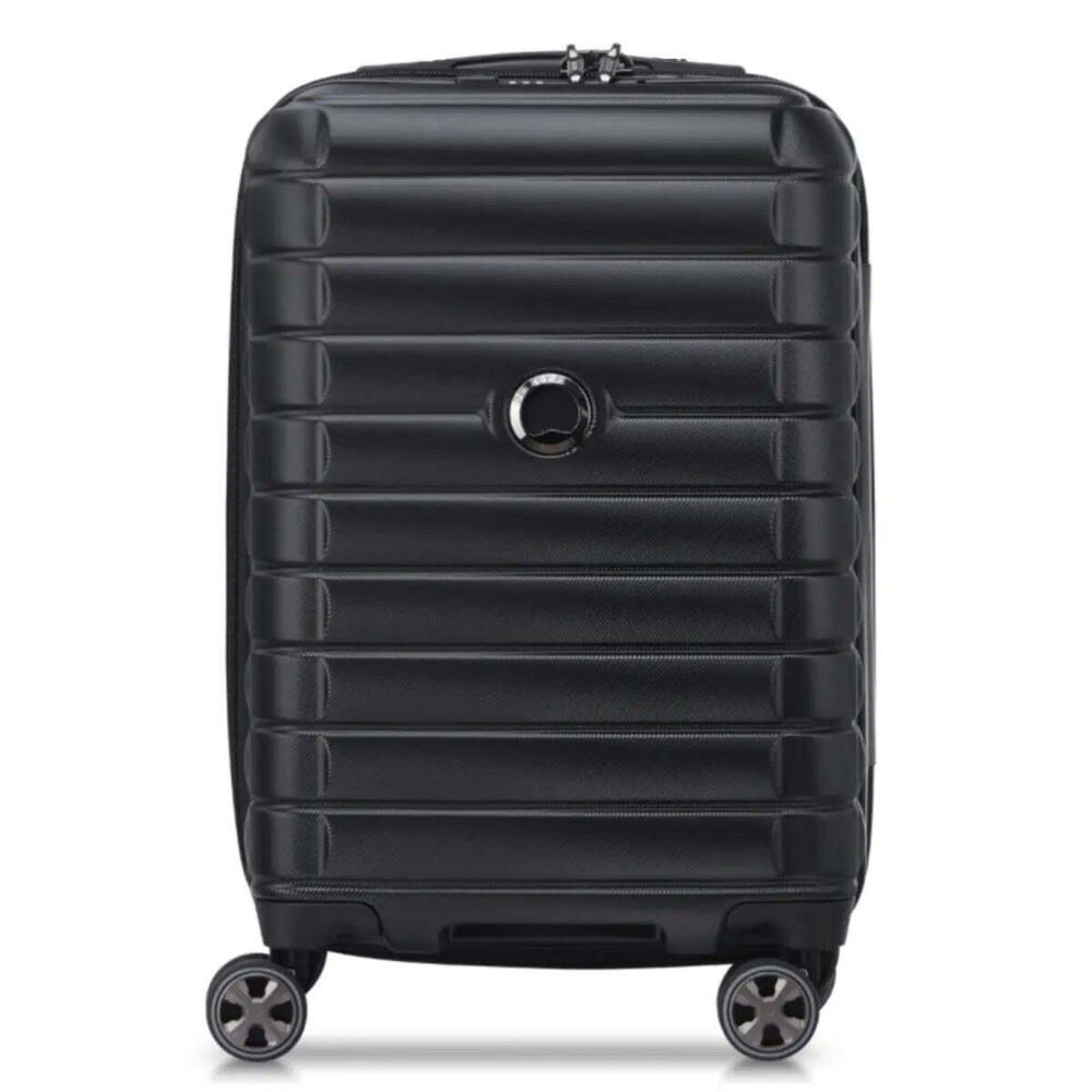 Delsey Shadow 5.0 - 55 cm Expandable Cabin Suitcase - Black