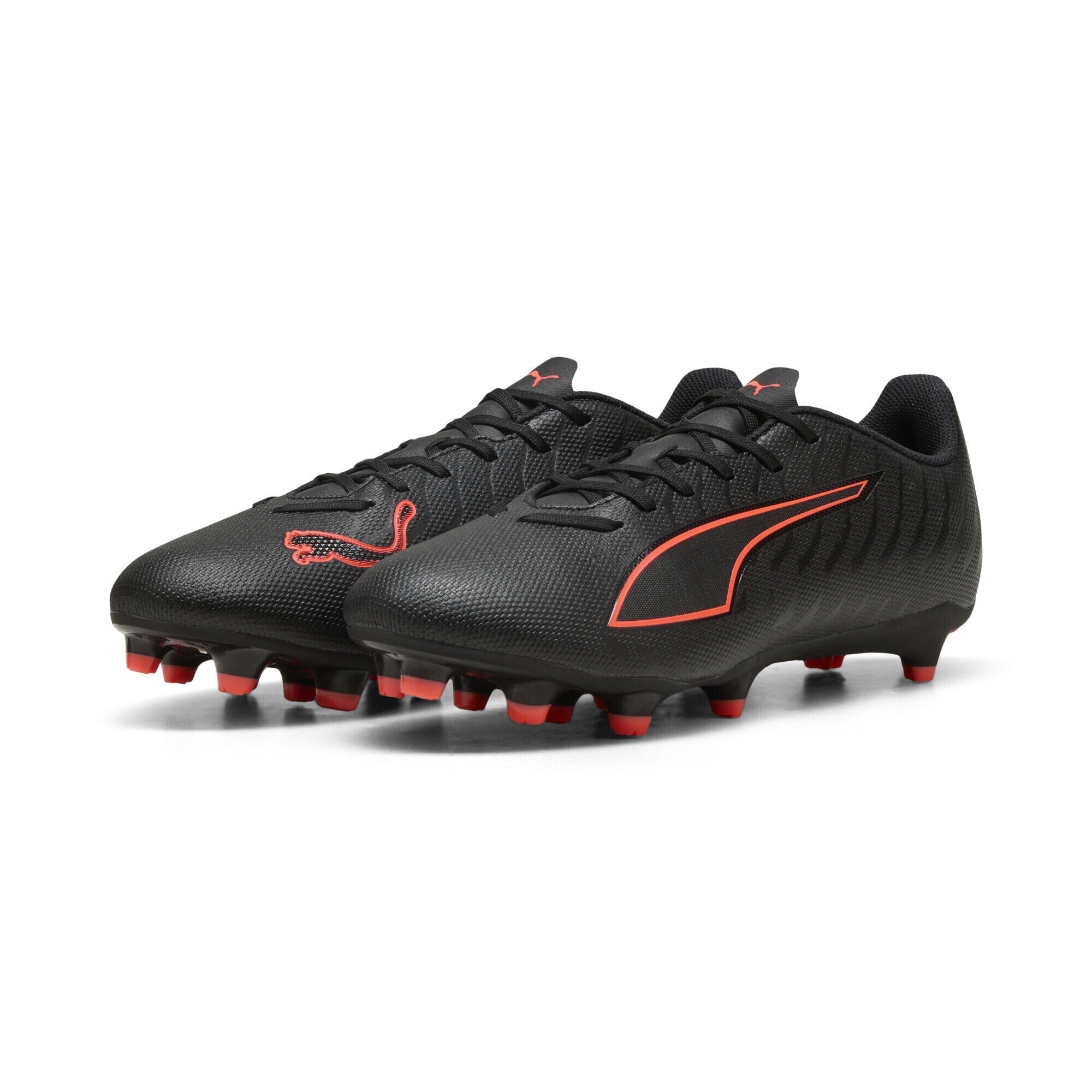 Puma - Chaussures De Football Ultra 6 Play Fg/ag Unisexe Puma - Chaussures À Crampons - Noir|rouge - Decathlon