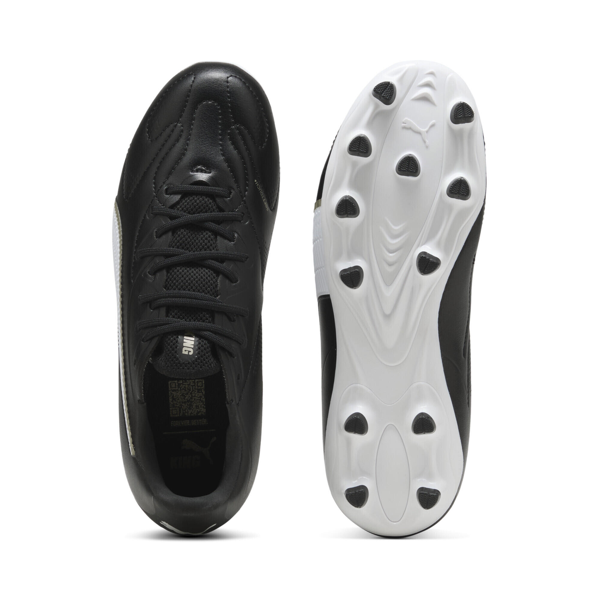 Chuteiras de futebol infantil leves relva King 20 Match Fg/Ag PUMA 4/6