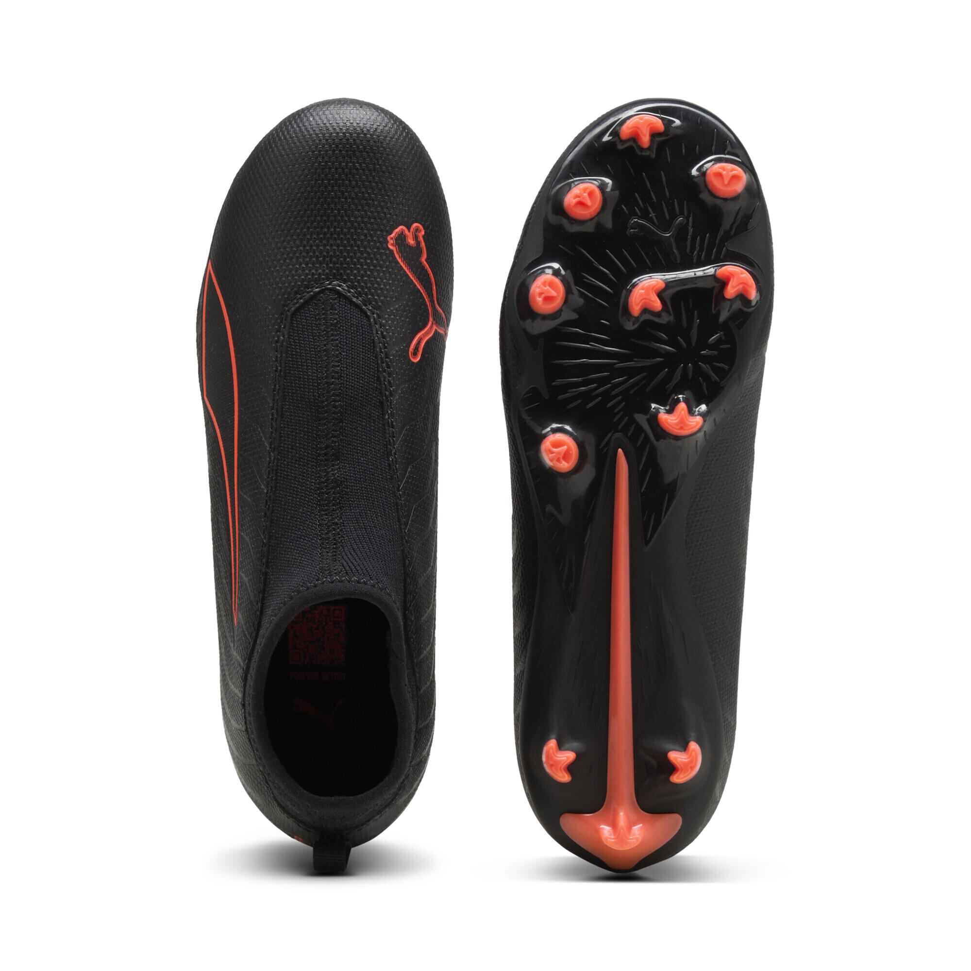 Chuteiras de futebol infantil leves sem atacadores Ultra 6 Match+ FG/AG PUMA 4/7