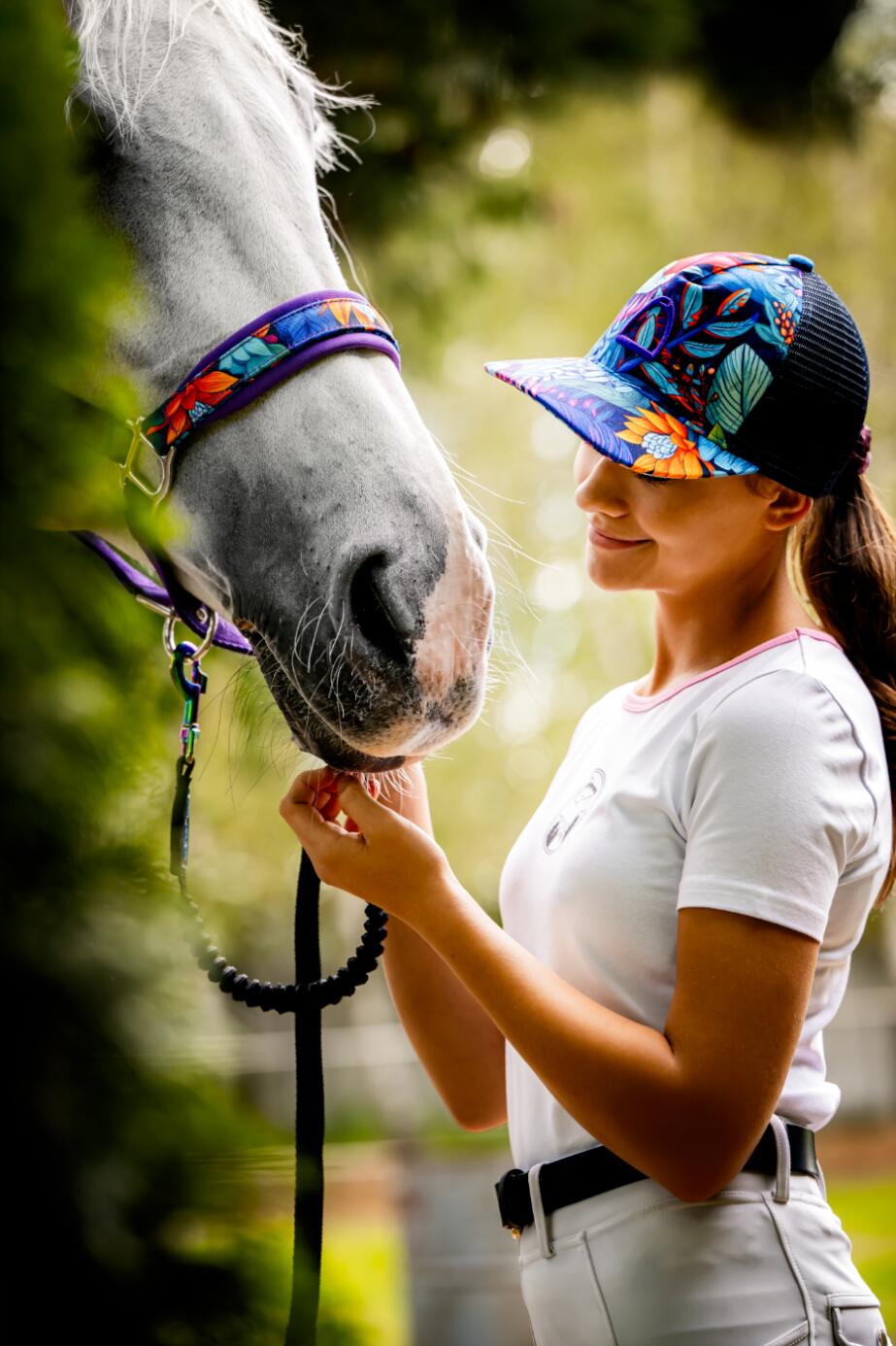 Cavezza per cavallo GALOP WEAR – Power Flower 3/4