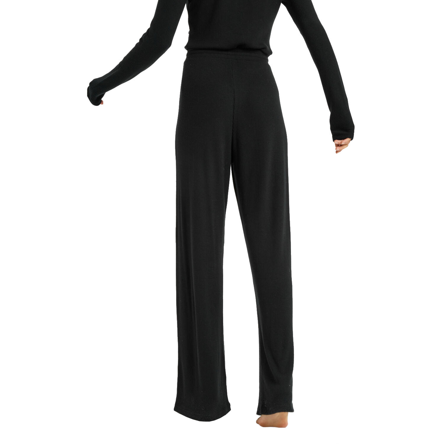 Leginsy fitness damskie Rise & Vibe New Rib Wide 2/3