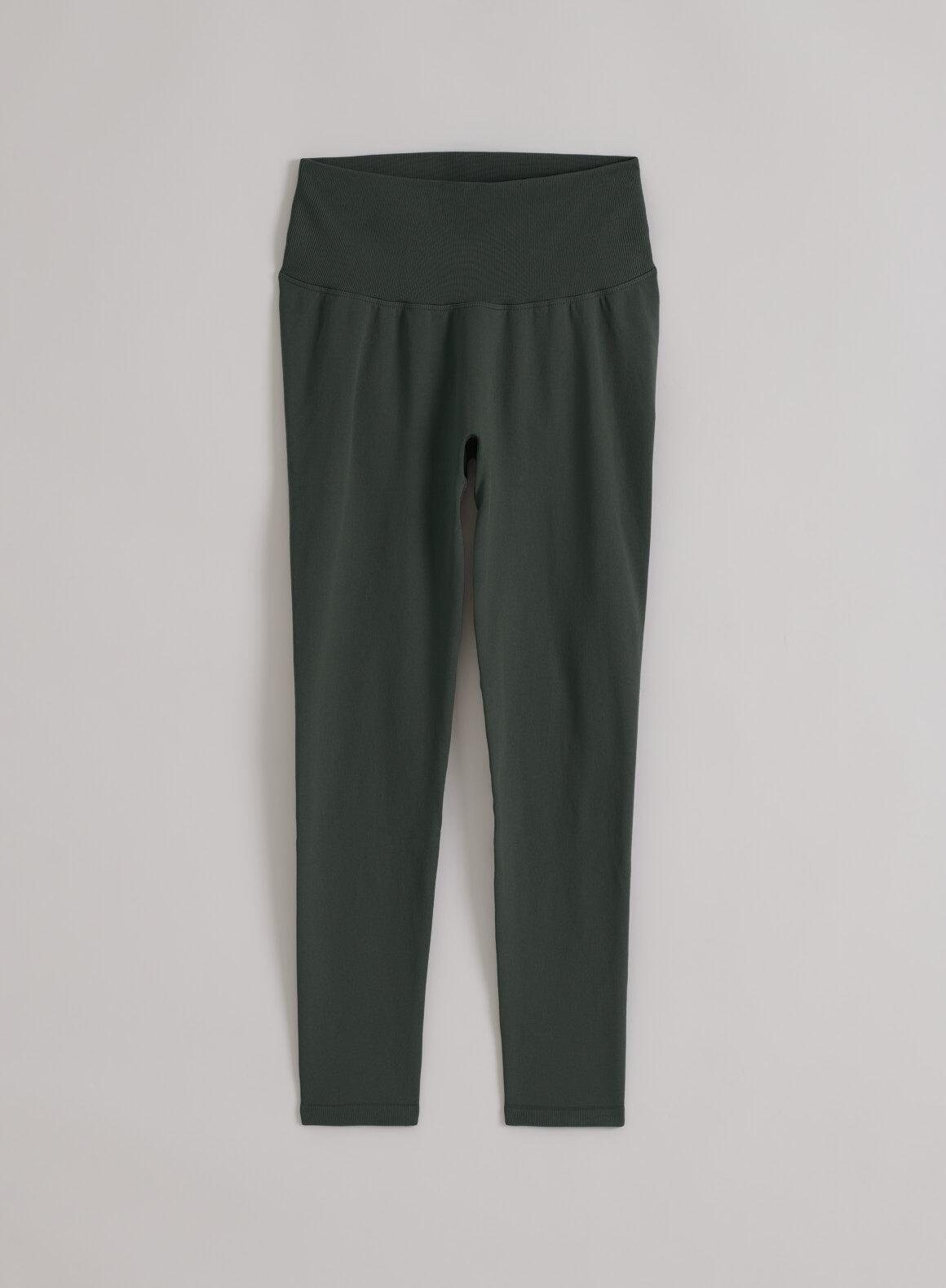 Femme Leggings Sans Couture Vert Lierre 6/6