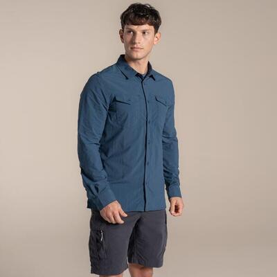 Heren nosilife loukkos overhemd met lange mouwen