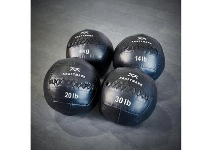 Medizinball / Wall Ball Schwarz 4-6-9-13 kg