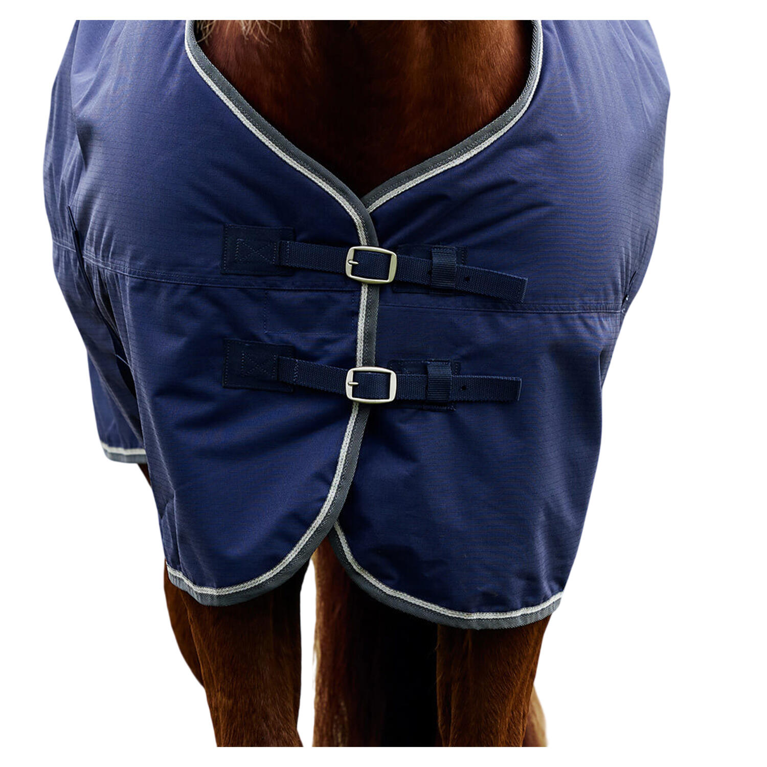 Collo Standard Coperta Per Cavalli Weatherbeeta Comfitec Tyro Blu Navy Carbone 3/3