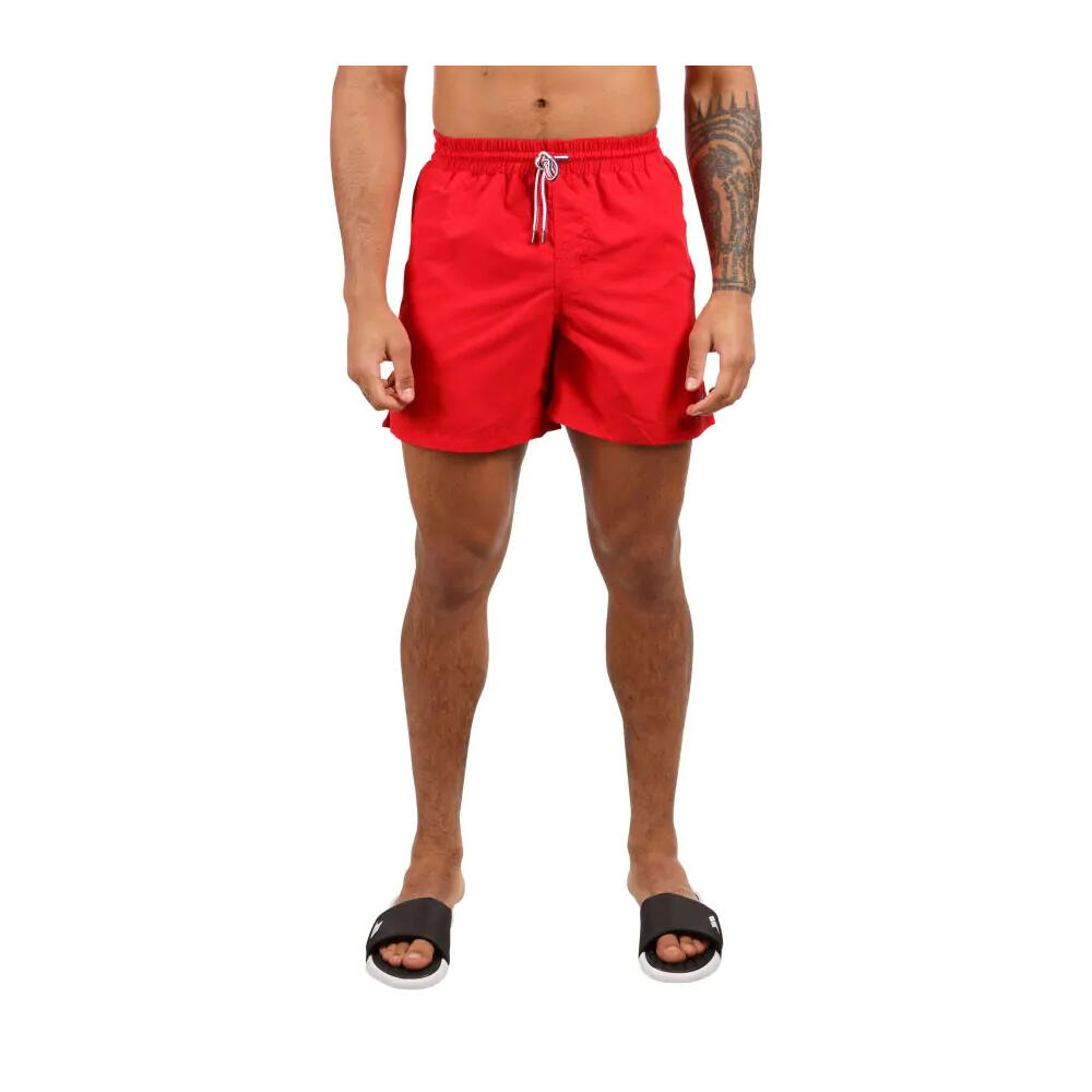 "Granvin" Badeshorts für Herren Rot 3/4