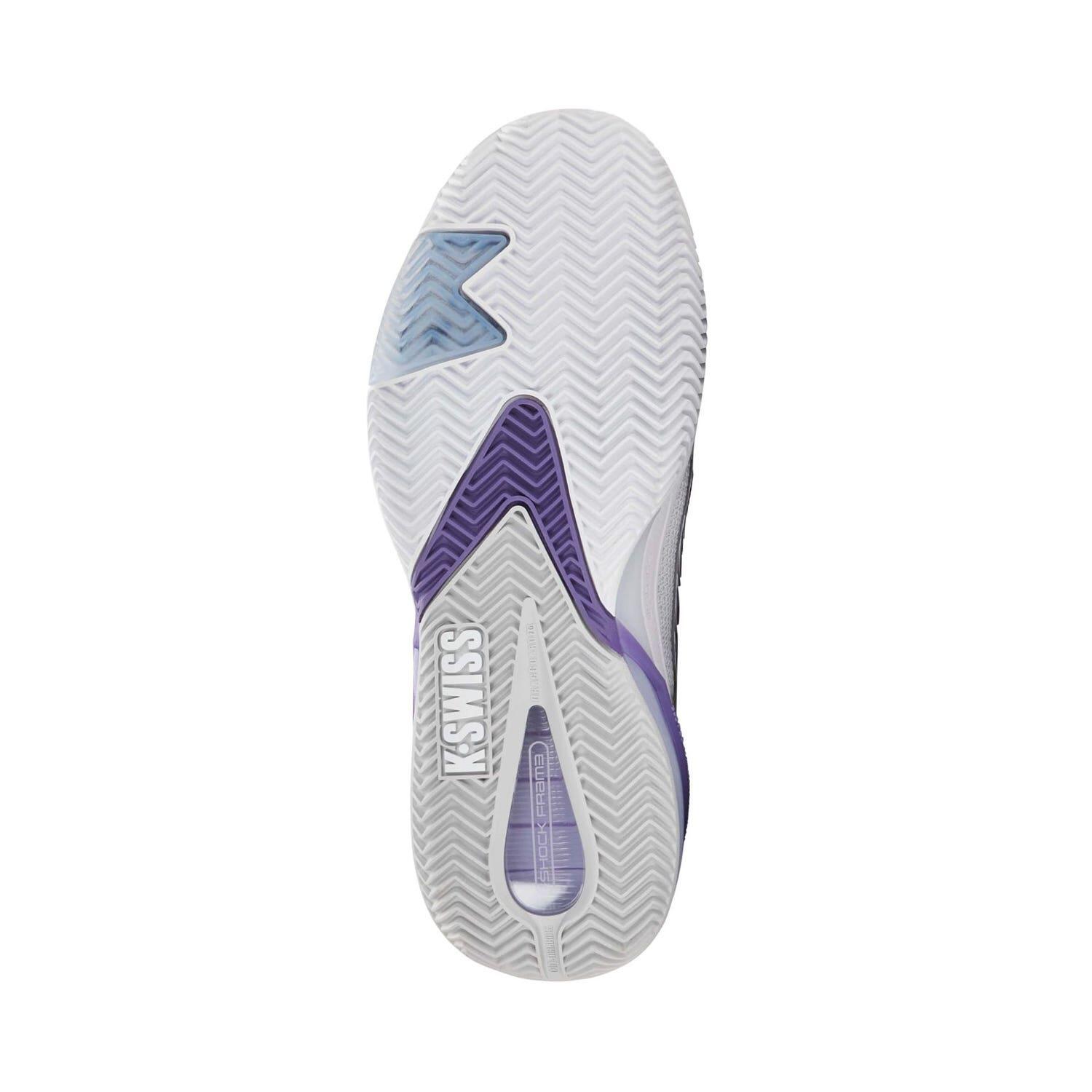 Kswiss Ultrashot 4 Clay Bianco/porpora Donna 94438-147-m 6/7
