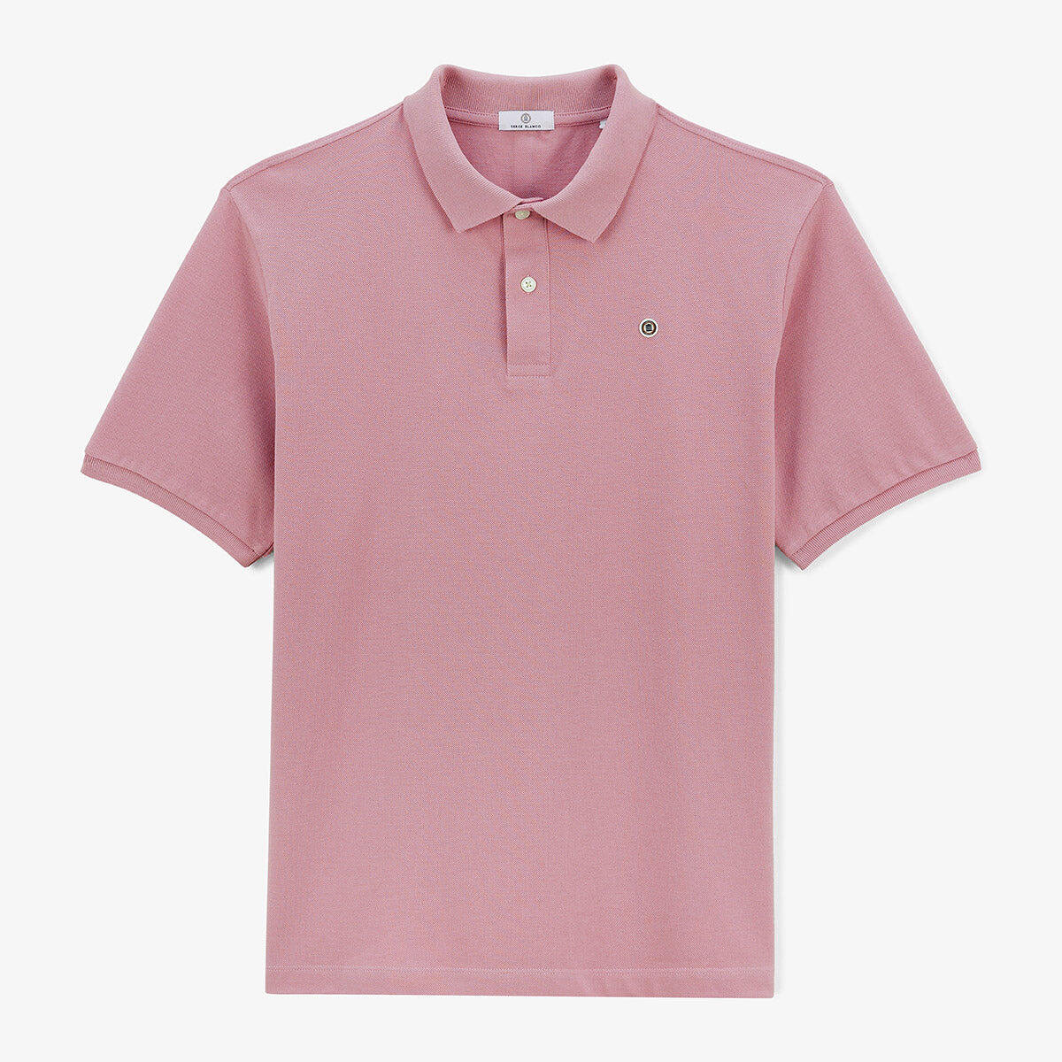 Serge Blanco - Polo Manches Courtes En Coton Maille Piquée Lucas Rose - Chemise Manches Courtes - Rose - Decathlon
