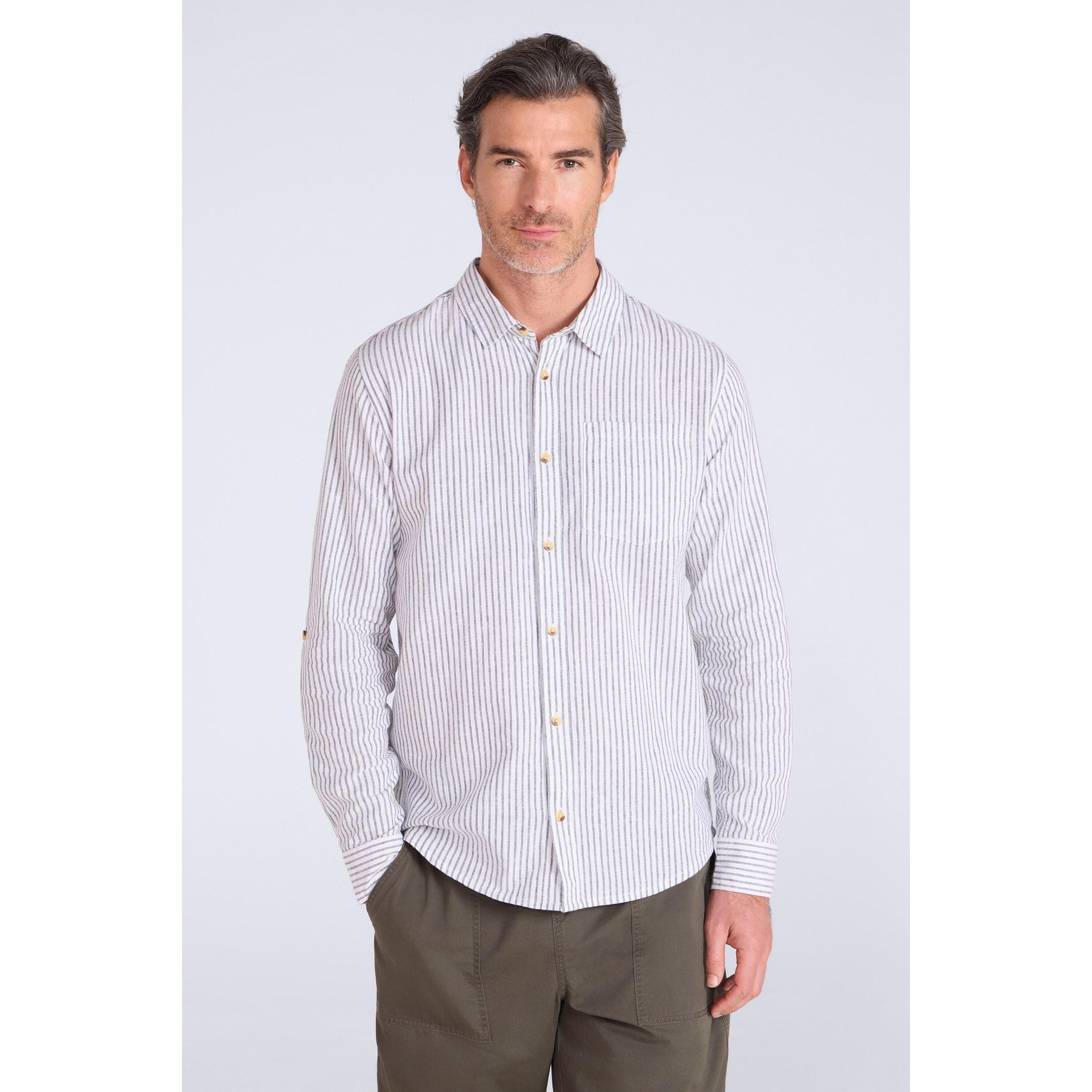 MOUNTAIN WAREHOUSE Lowe Camicia Strisce Uomo Mountain Warehouse Cachi Chiaro