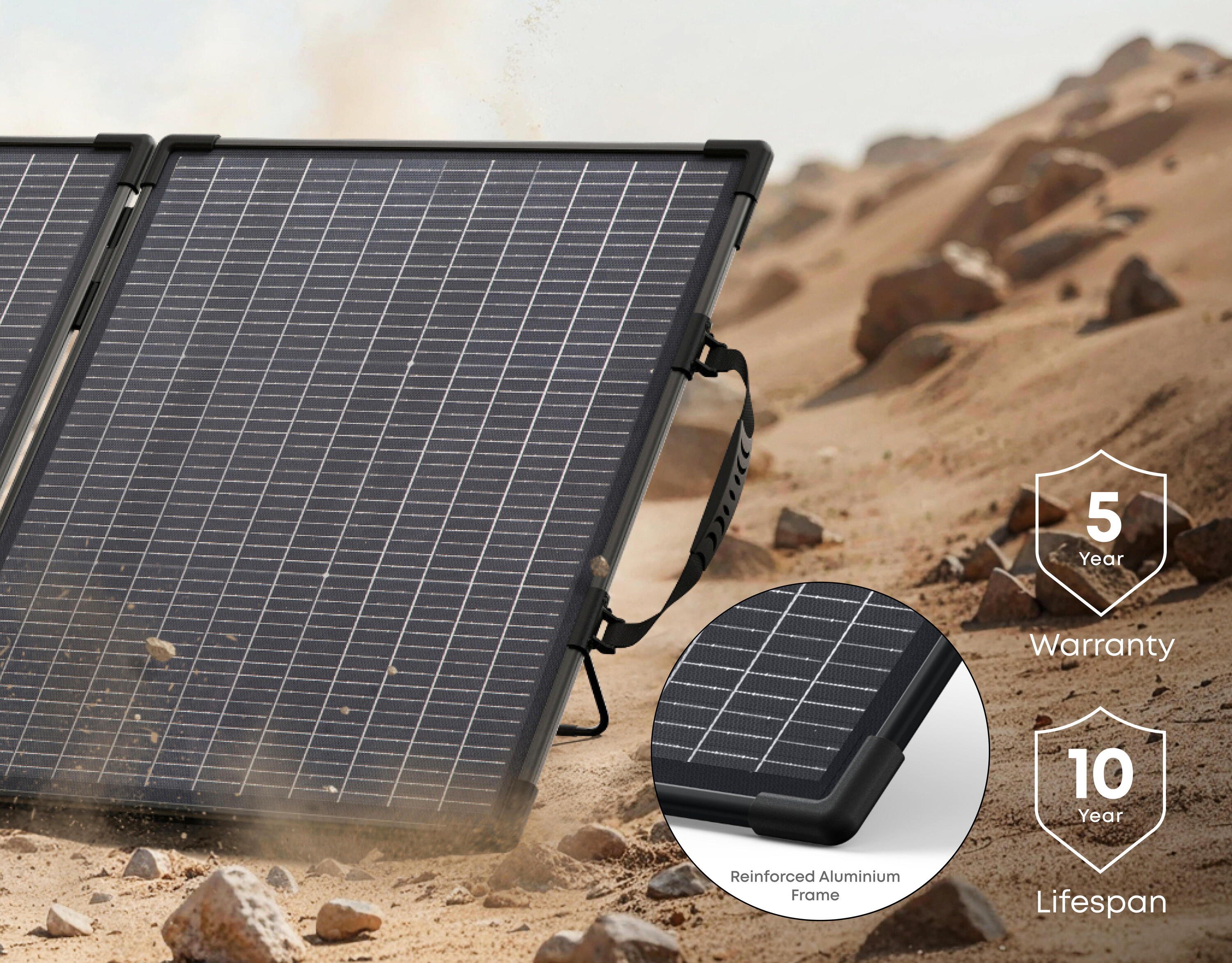 Bifaciaal zonnepaneel ANKER SOLIX PS400, 350 W voor F3000/C2000/C1000X 7/7