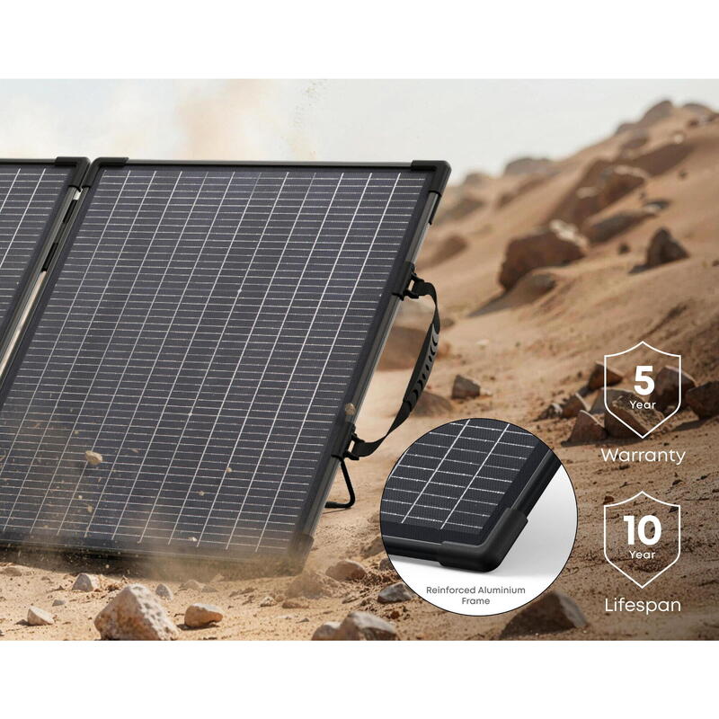 Panou solar bifacial portabil ANKER SOLIX PS400, 400W pentru F3000/C2000/C1000X