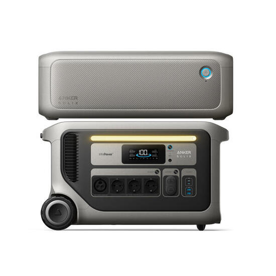 Kit Powerstation Anker SOLIX F3000+BP3000, Batterie 6144 Wh (0% MwSt)