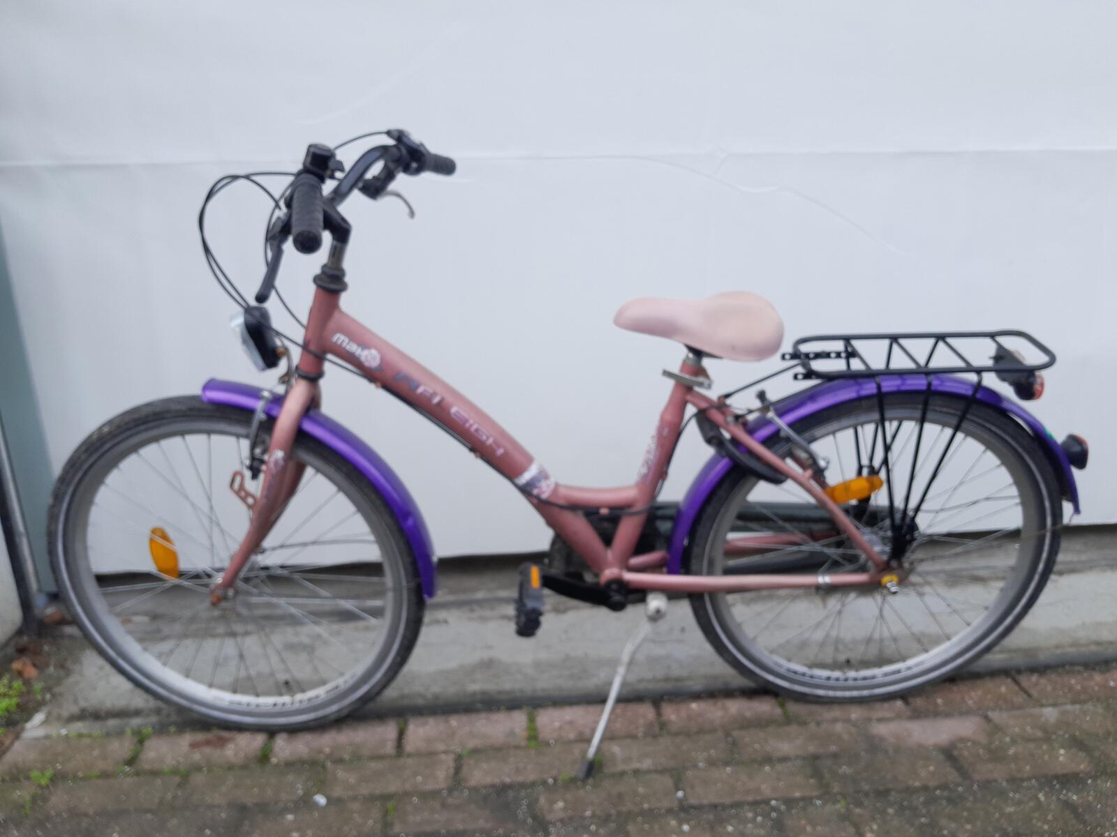 Raleigh Max 24" Kids 3v oudroze/paars 3/5