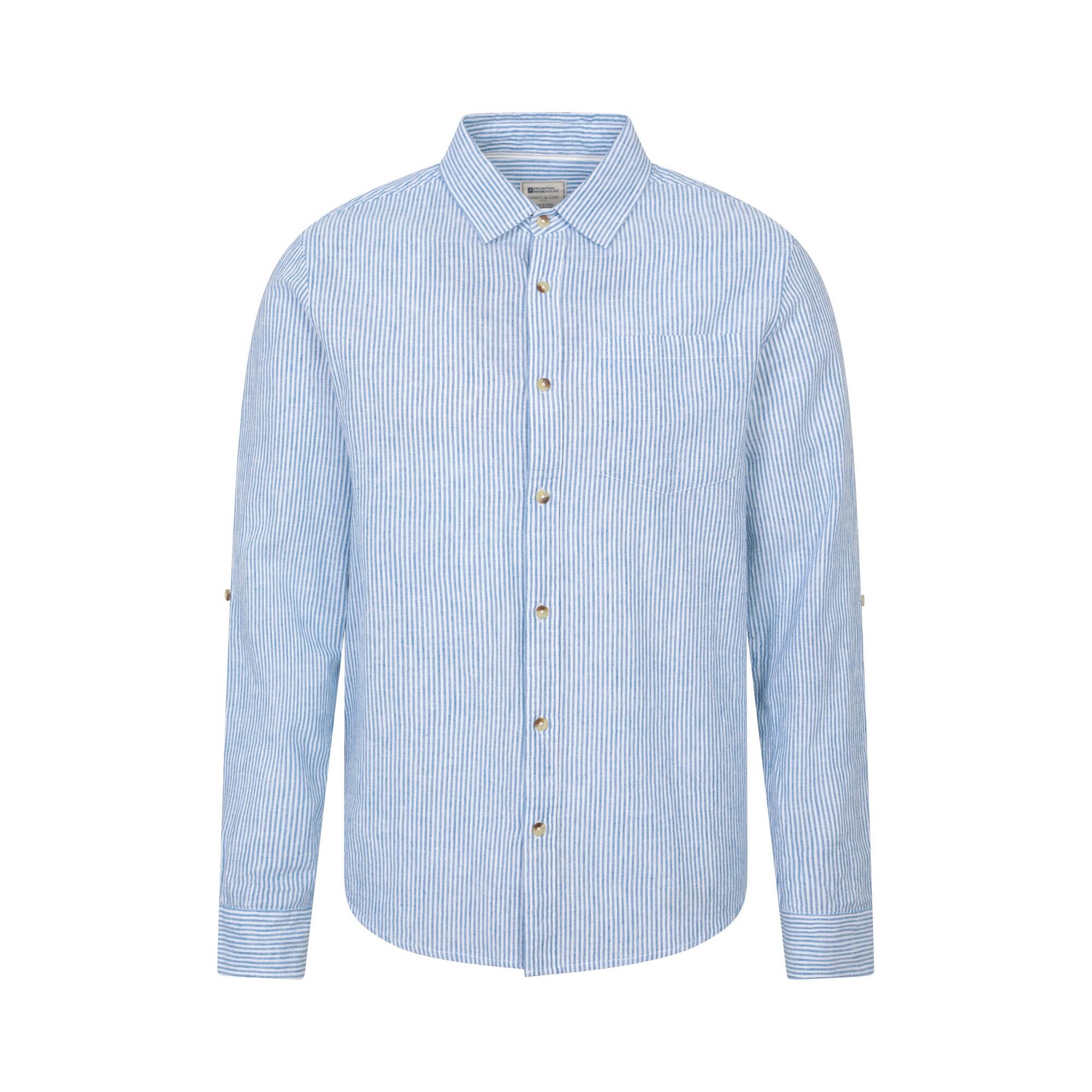 MOUNTAIN WAREHOUSE Lowe Camicia Strisce Uomo Mountain Warehouse Blu