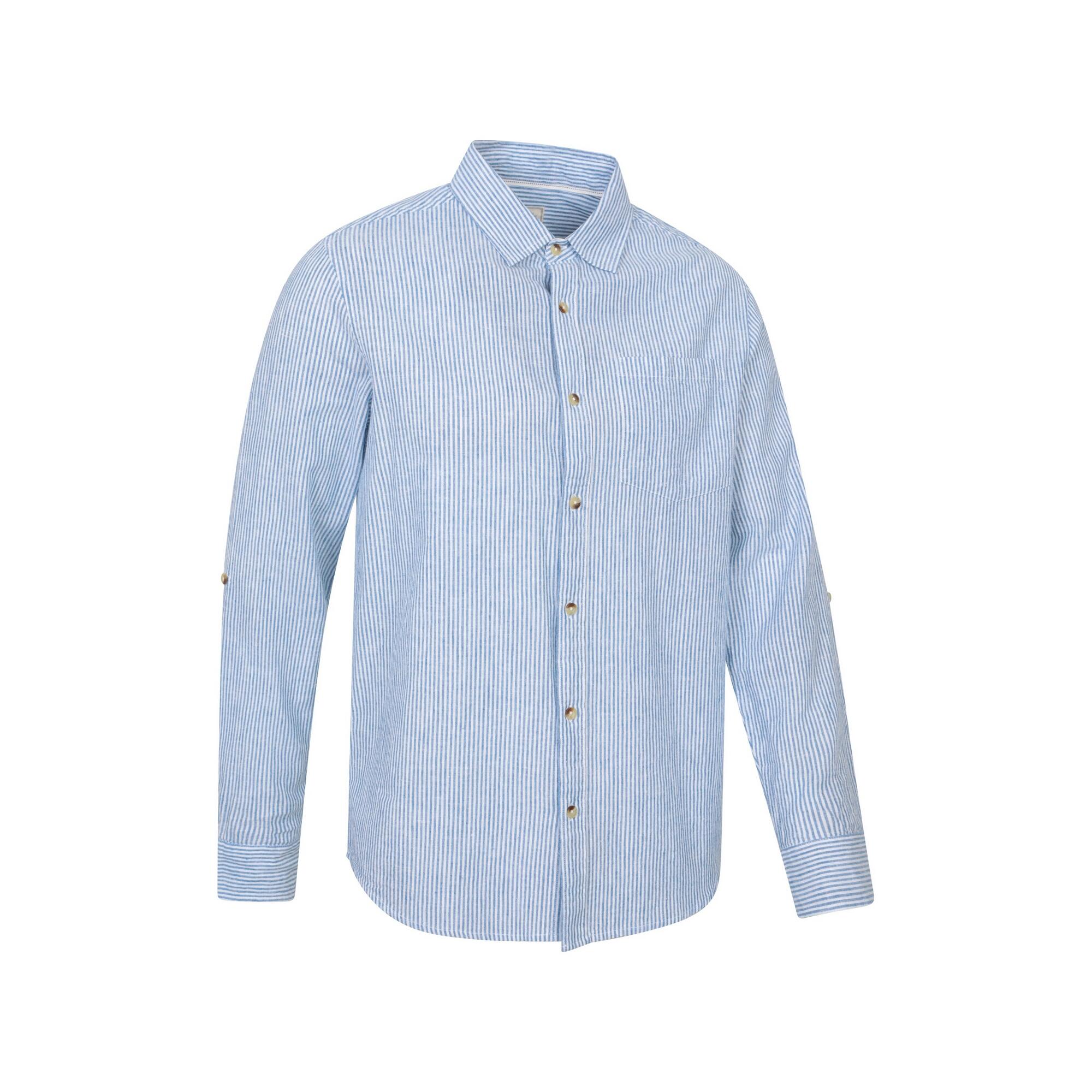 Camicia Strisce Uomo Mountain Warehouse Lowe Blu 4/4