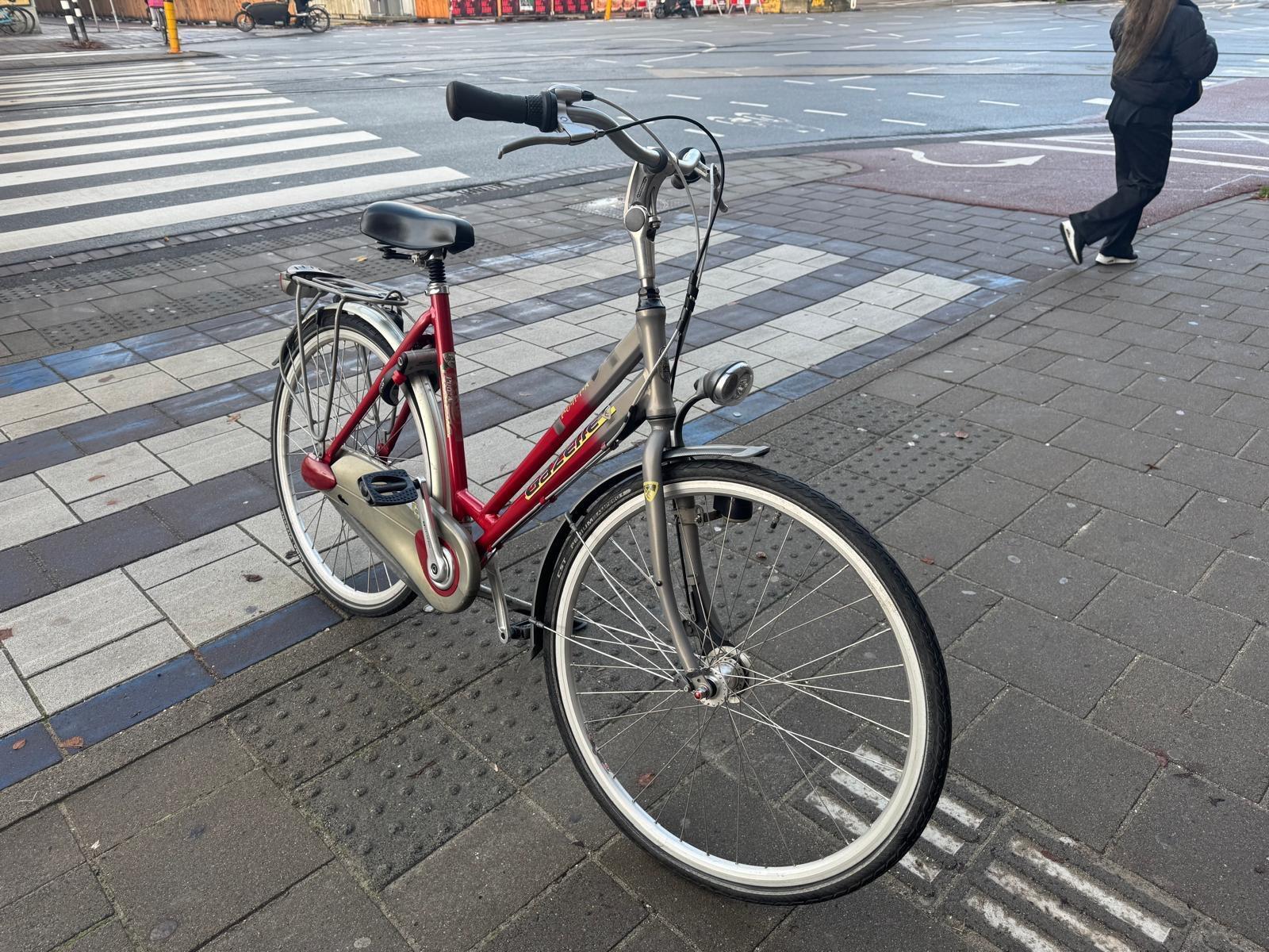 Gazelle Punta, laag instap damesfiets 57 cm, rood 2/5
