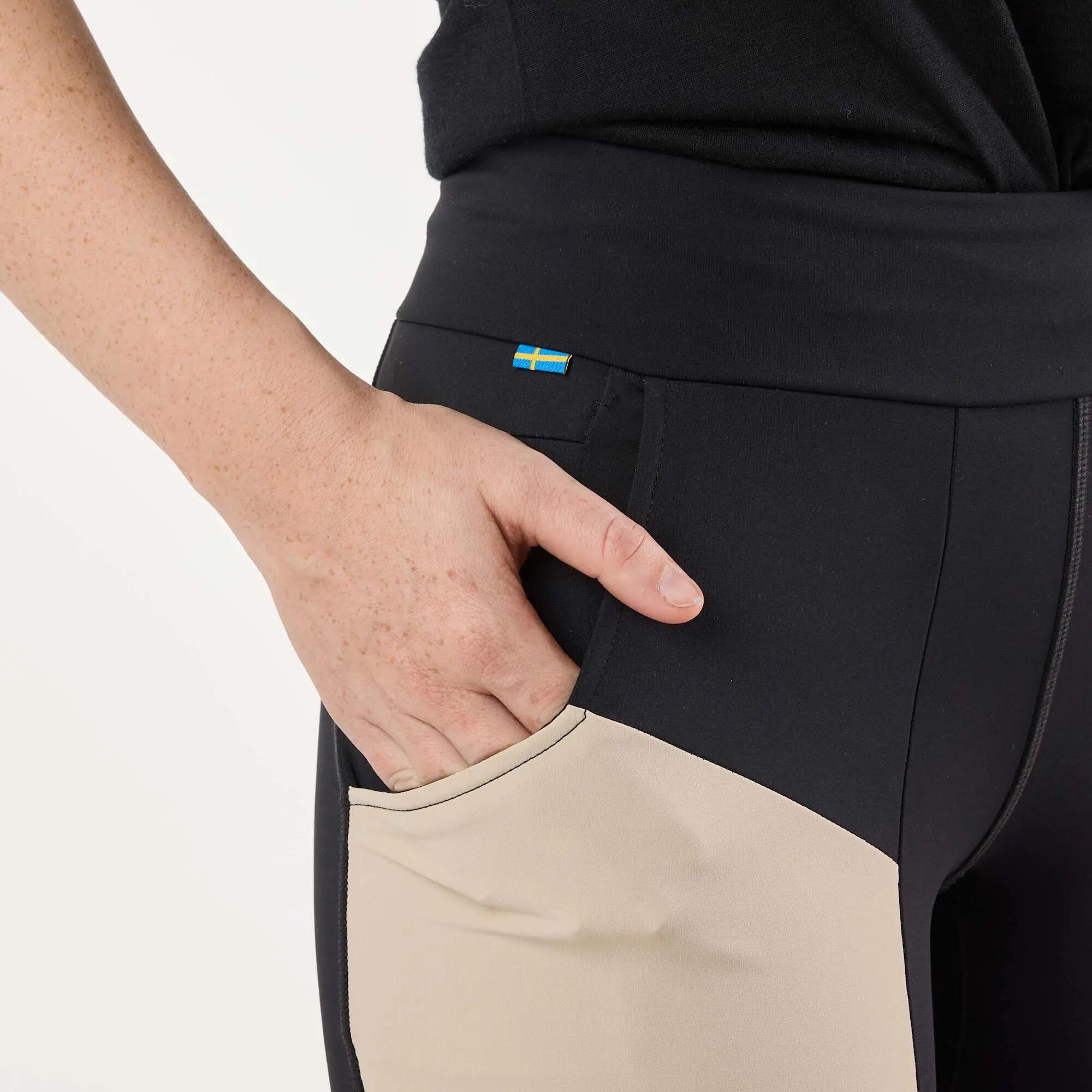 Pantalon randonnée femme déperlant respirant Trondheim Trekking Tights 5/8