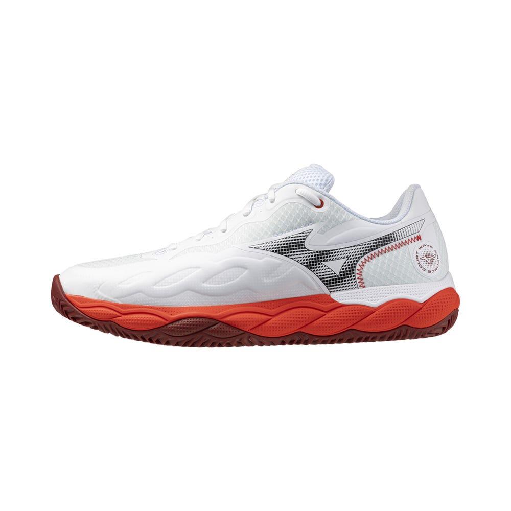 Mizuno Wave Enforce Court Clay Branco/coral 61gc2435 3/5