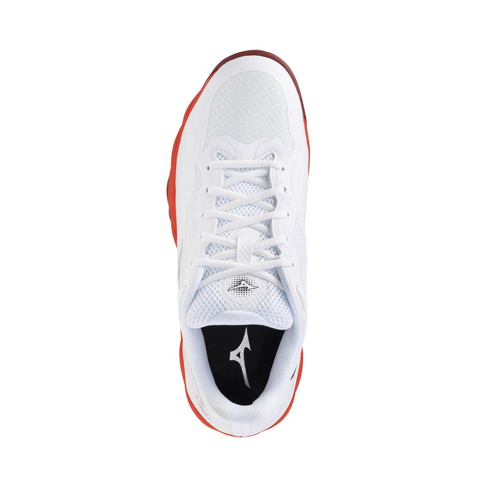 Mizuno Wave Enforce Court Clay Branco/coral 61gc2435 4/5