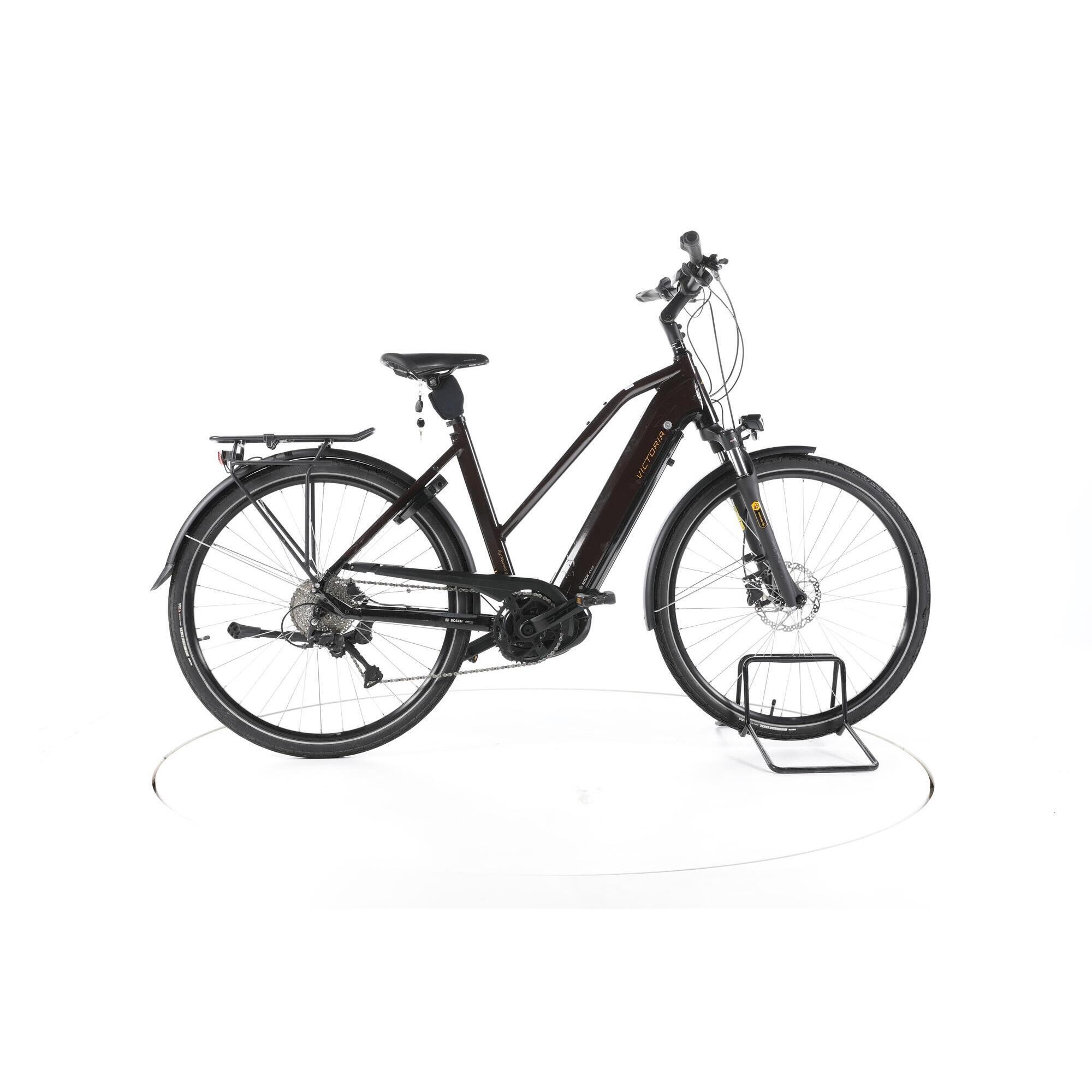 Victoria - Reconditionné - Victoria Etrekking 12.8 Trekking Vélo Électrique - Bon - Vélo Tout Chemin - Marron - 53 - Decathlon