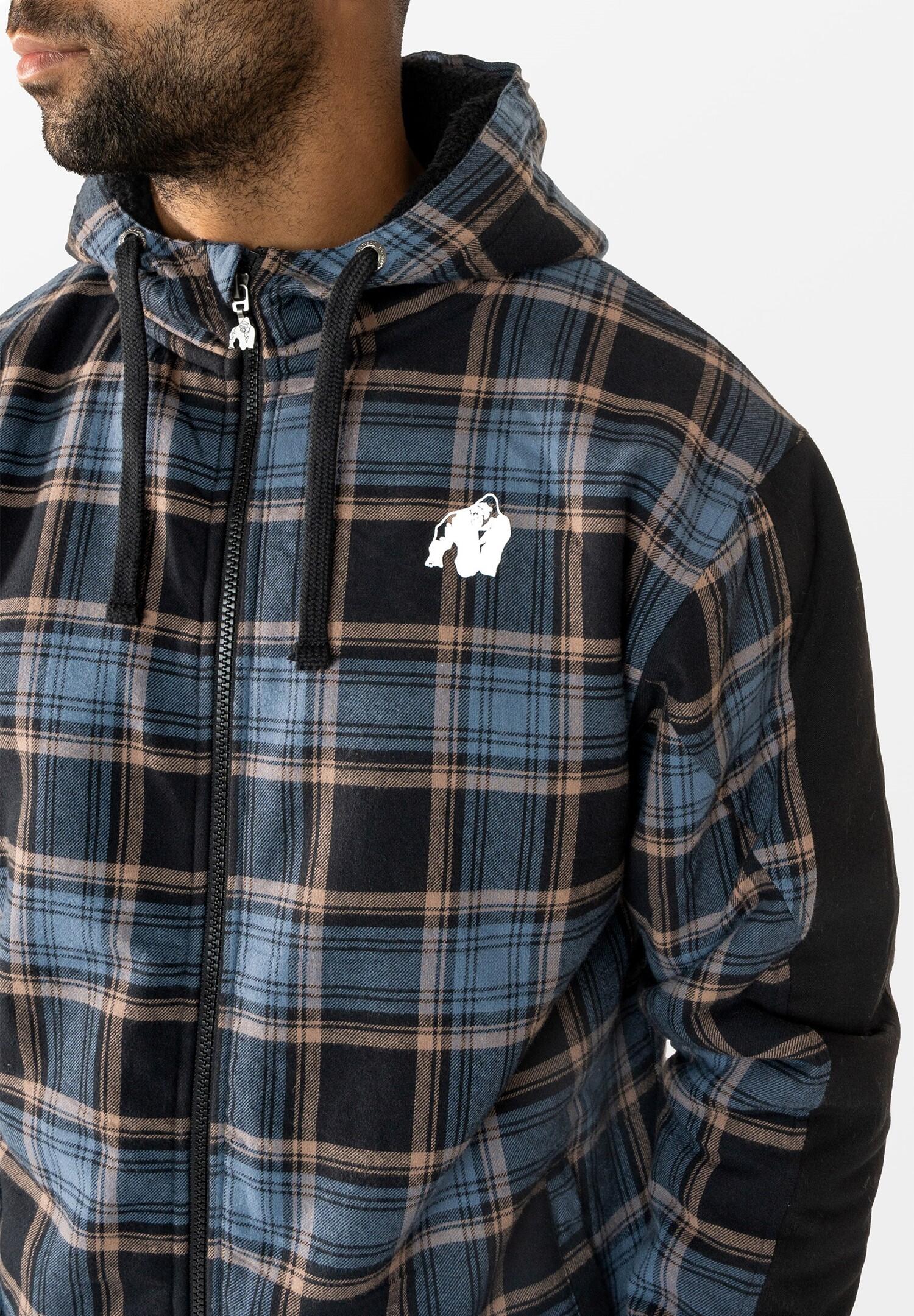 Kenton Zipped Veste - Noir/Bleu 4/6