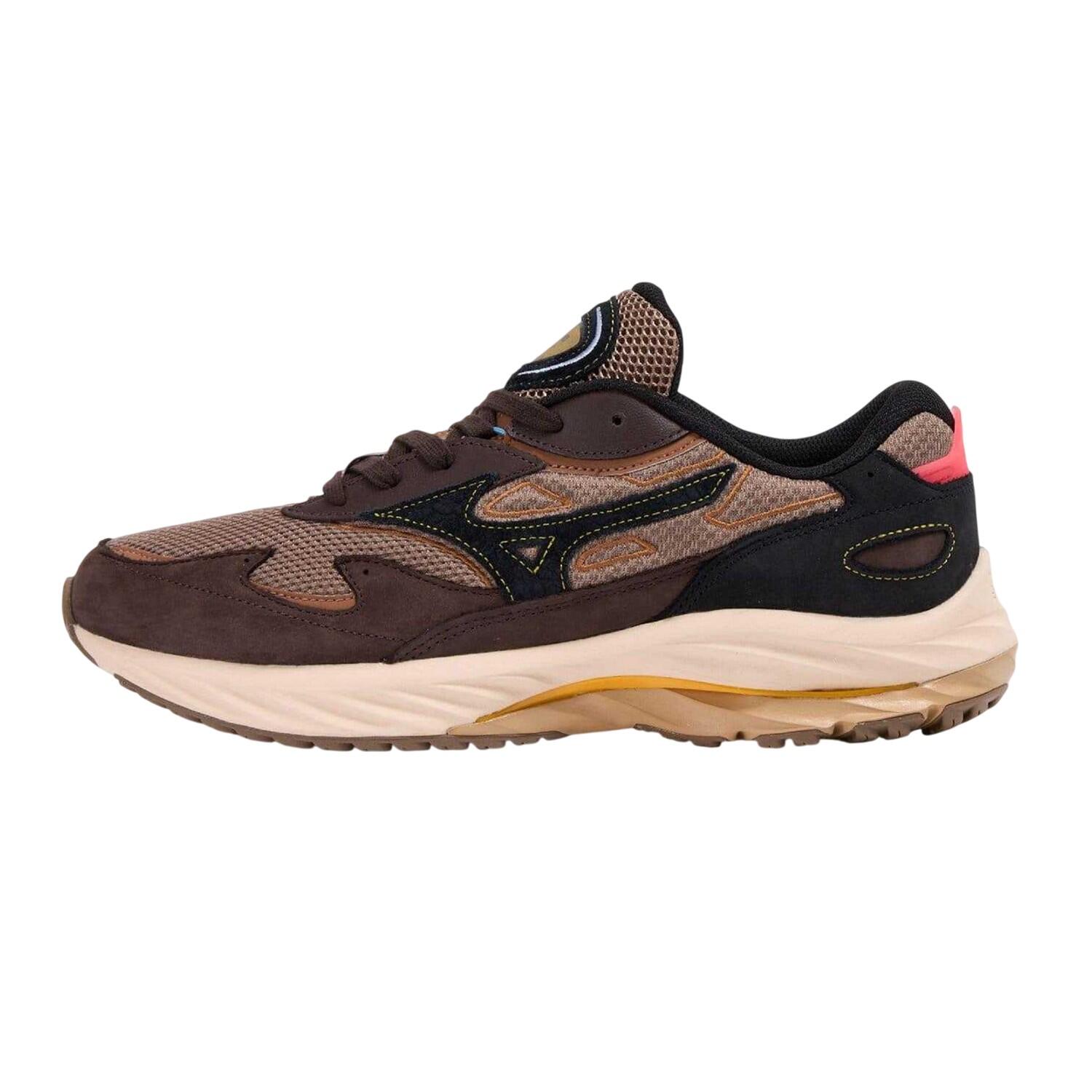 "Wave Rider" Sneaker für Herren Schwarz 3/4