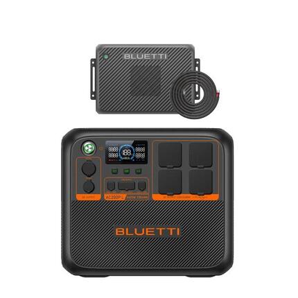 BLUETTI AC200PL Kit mit Charger 2, 1200W Dual-DC-Ladegerät