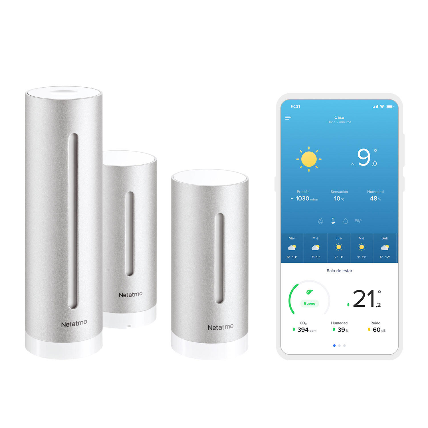 Netatmo pack estación meteorológica + módulo interior adicional 2/4