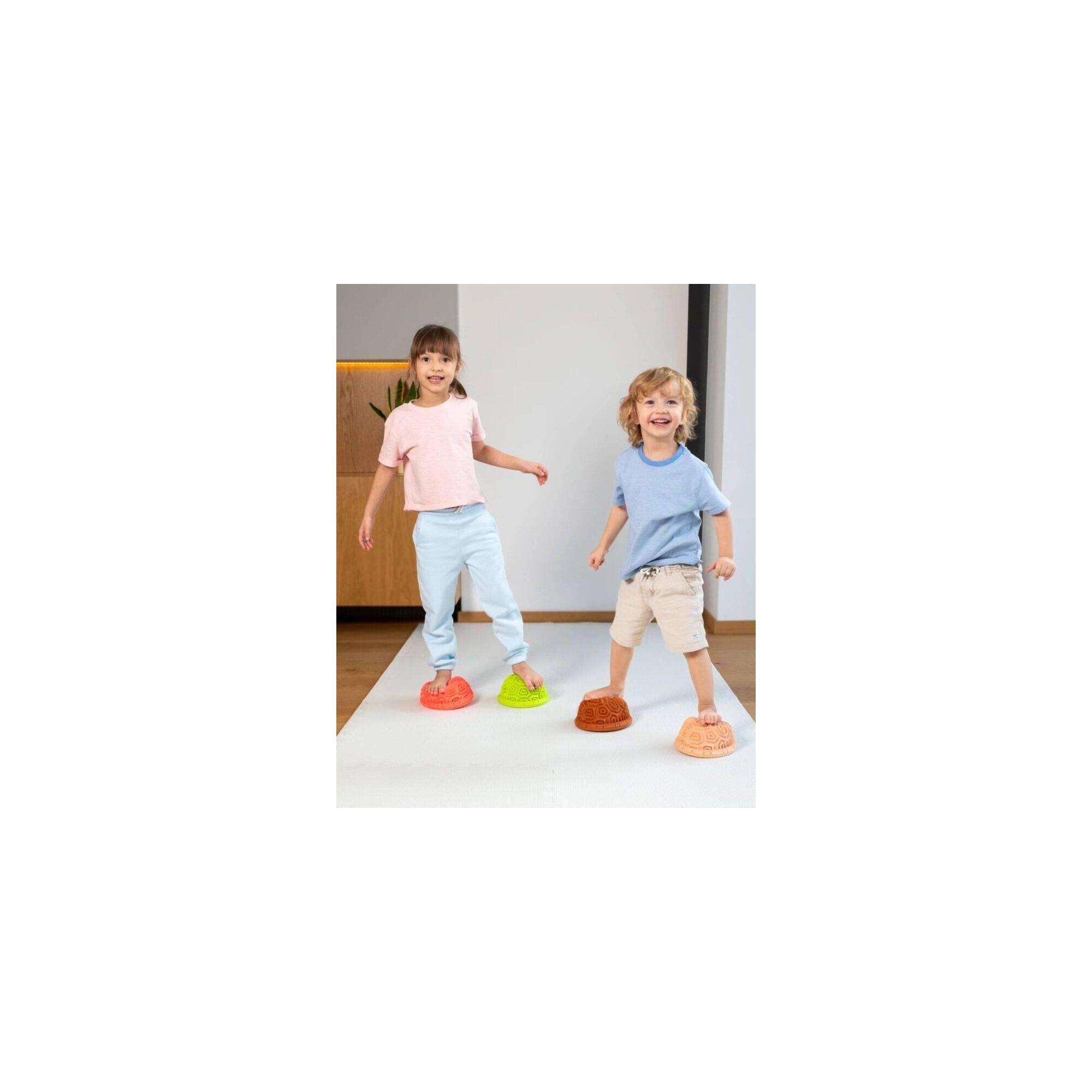 Semicerc pentru masaj și echilibru 16 cm – Pod de balans cu țepi