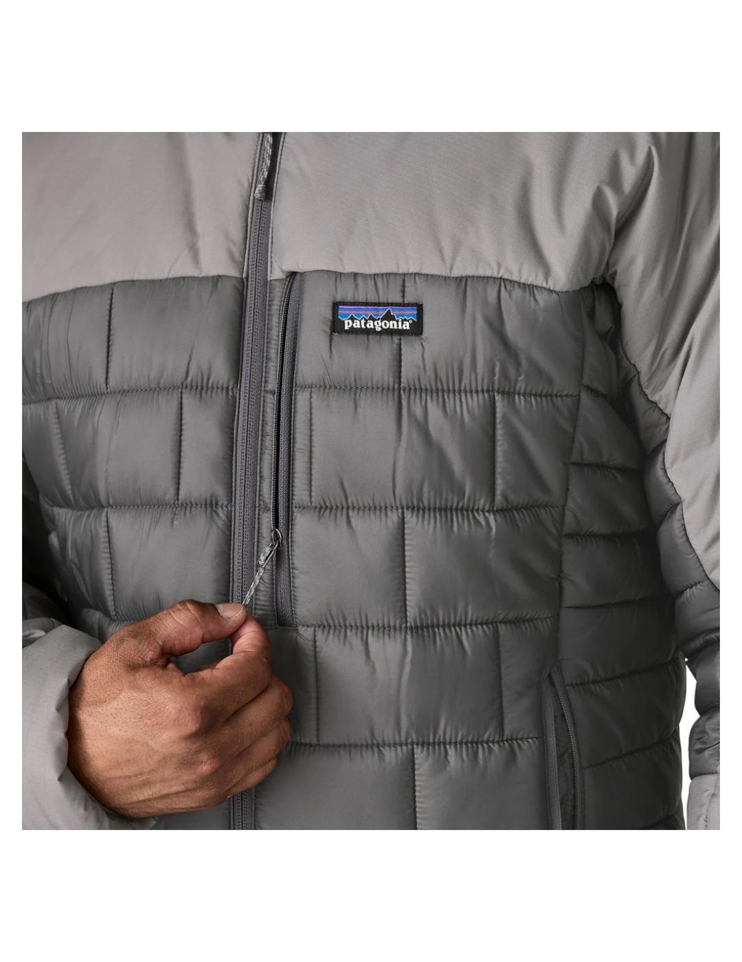 Chaqueta acolchada para Hombre Patagonia Hi-loft nano puff hoody Gris 4/7